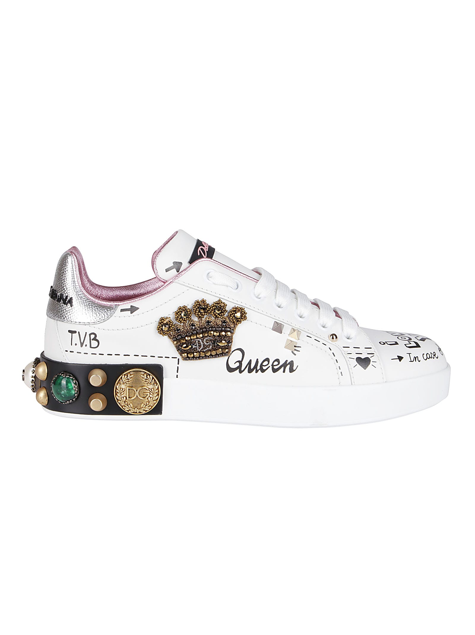 leather portofino sneakers