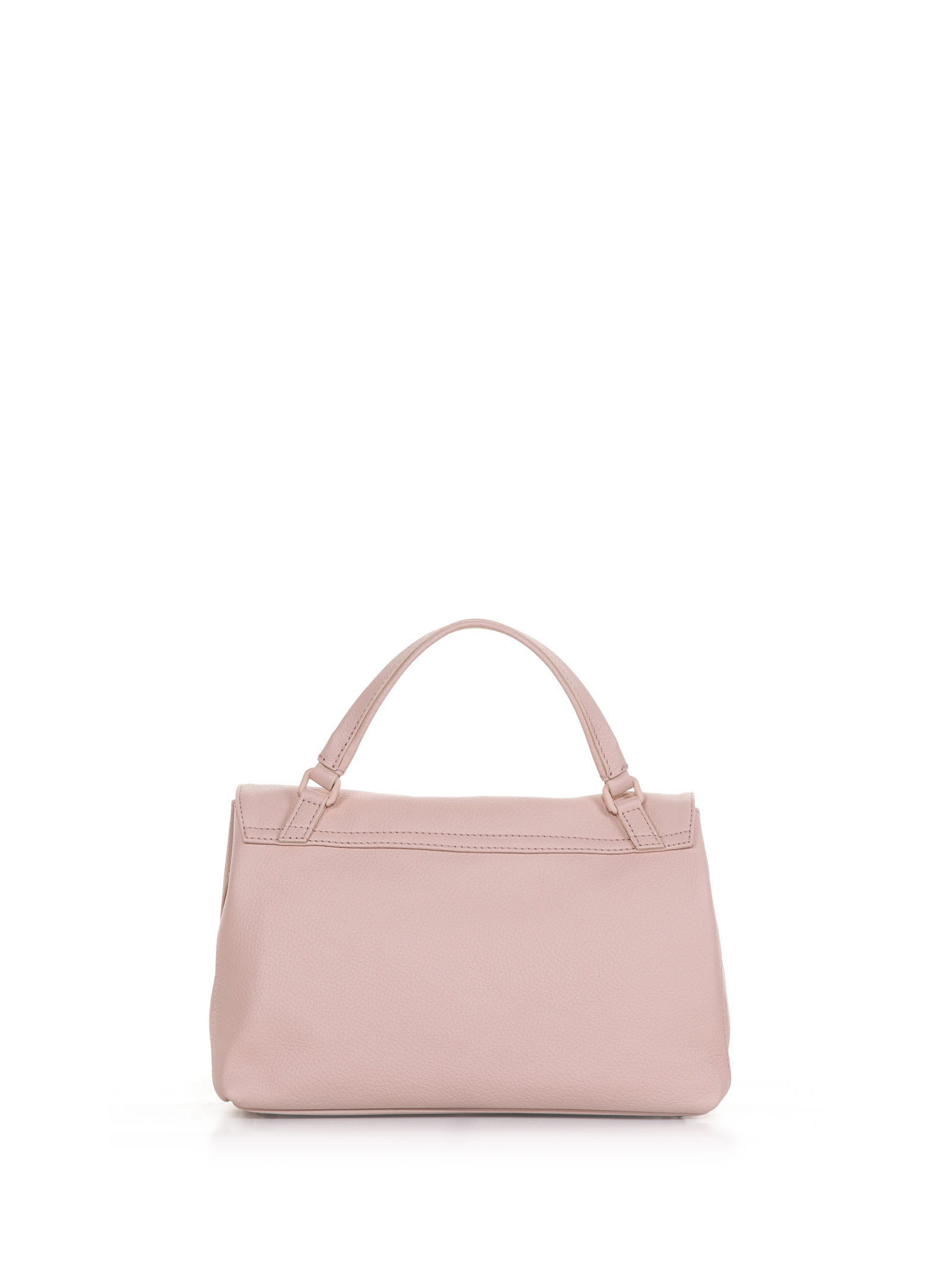 Shop Zanellato Postina Pura 2.1 Bag In Leather In Rosa Minuet