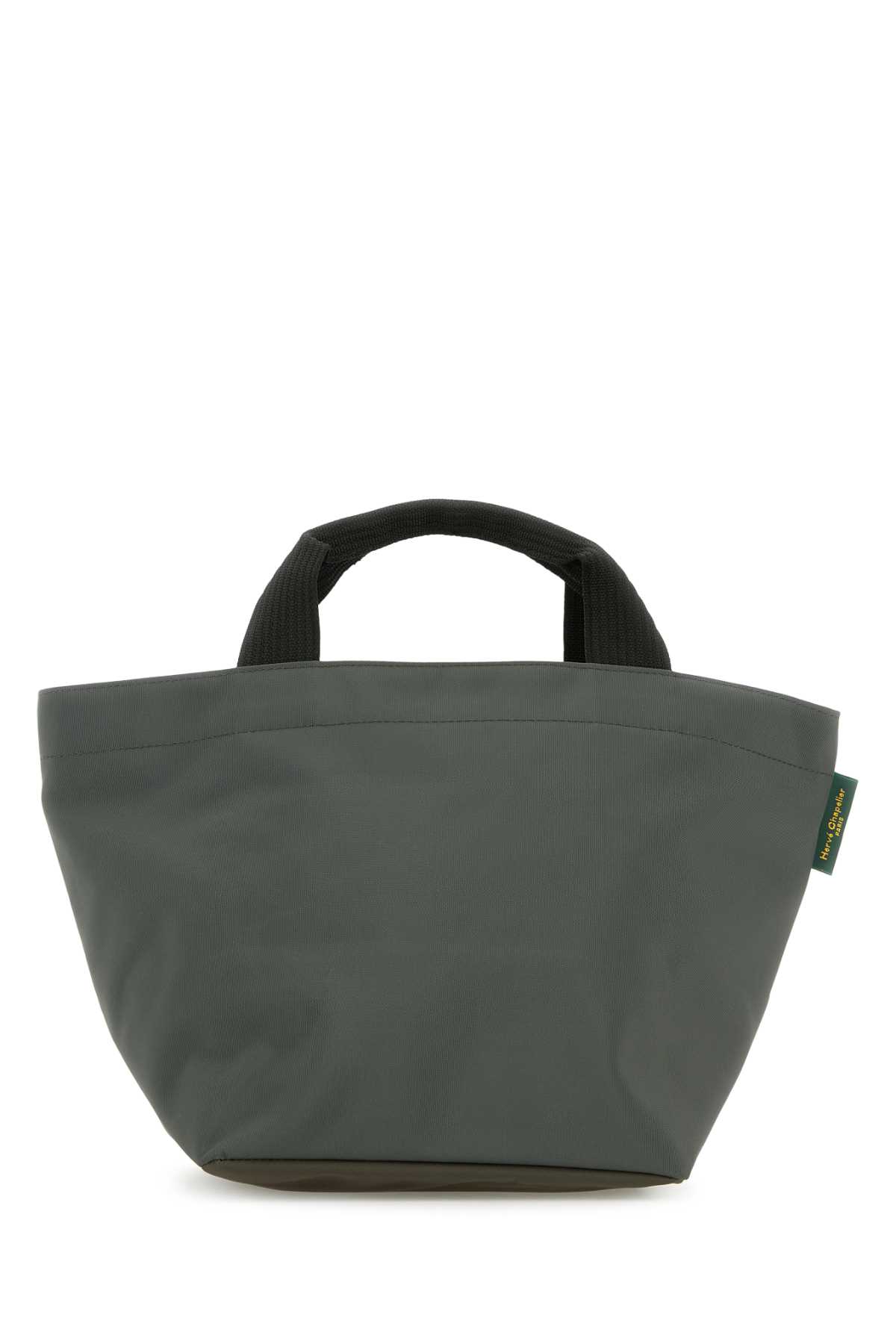 HERVE CHAPELIER DARK GREEN CANVAS 1027N SHOPPING BAG