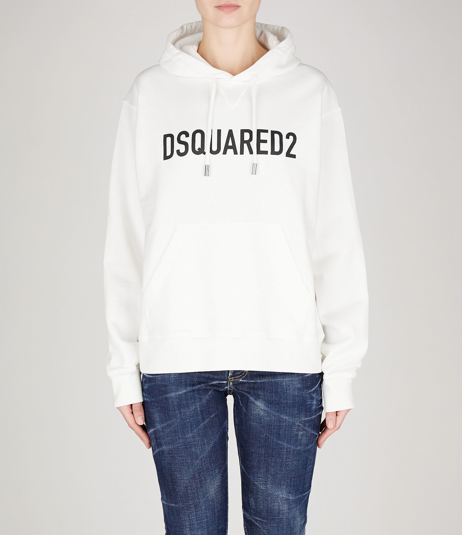 Shop Dsquared2 Sweatshirt In White