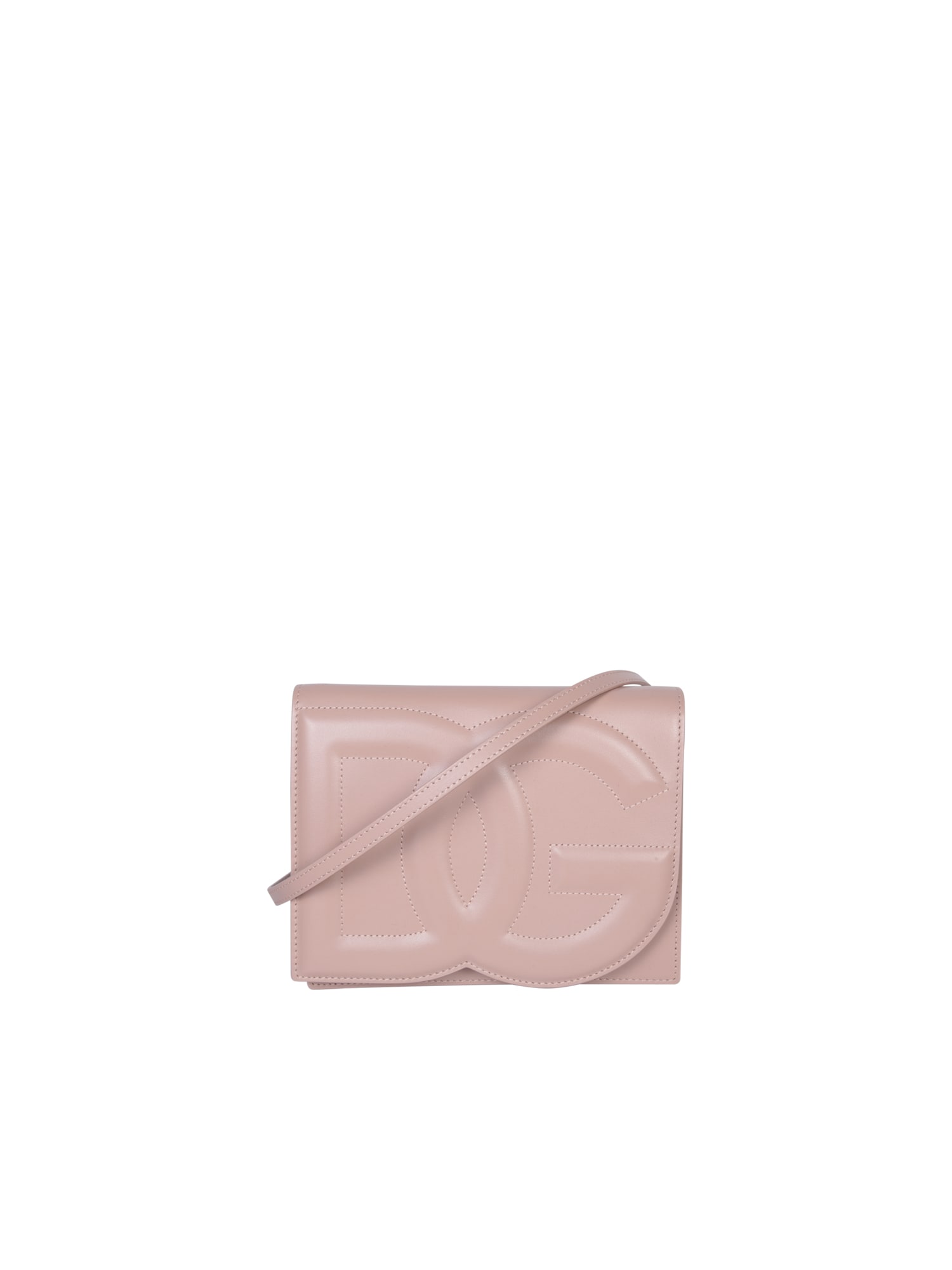 Dolce & Gabbana Dg Logo Powder Cross-body Bag In Pink