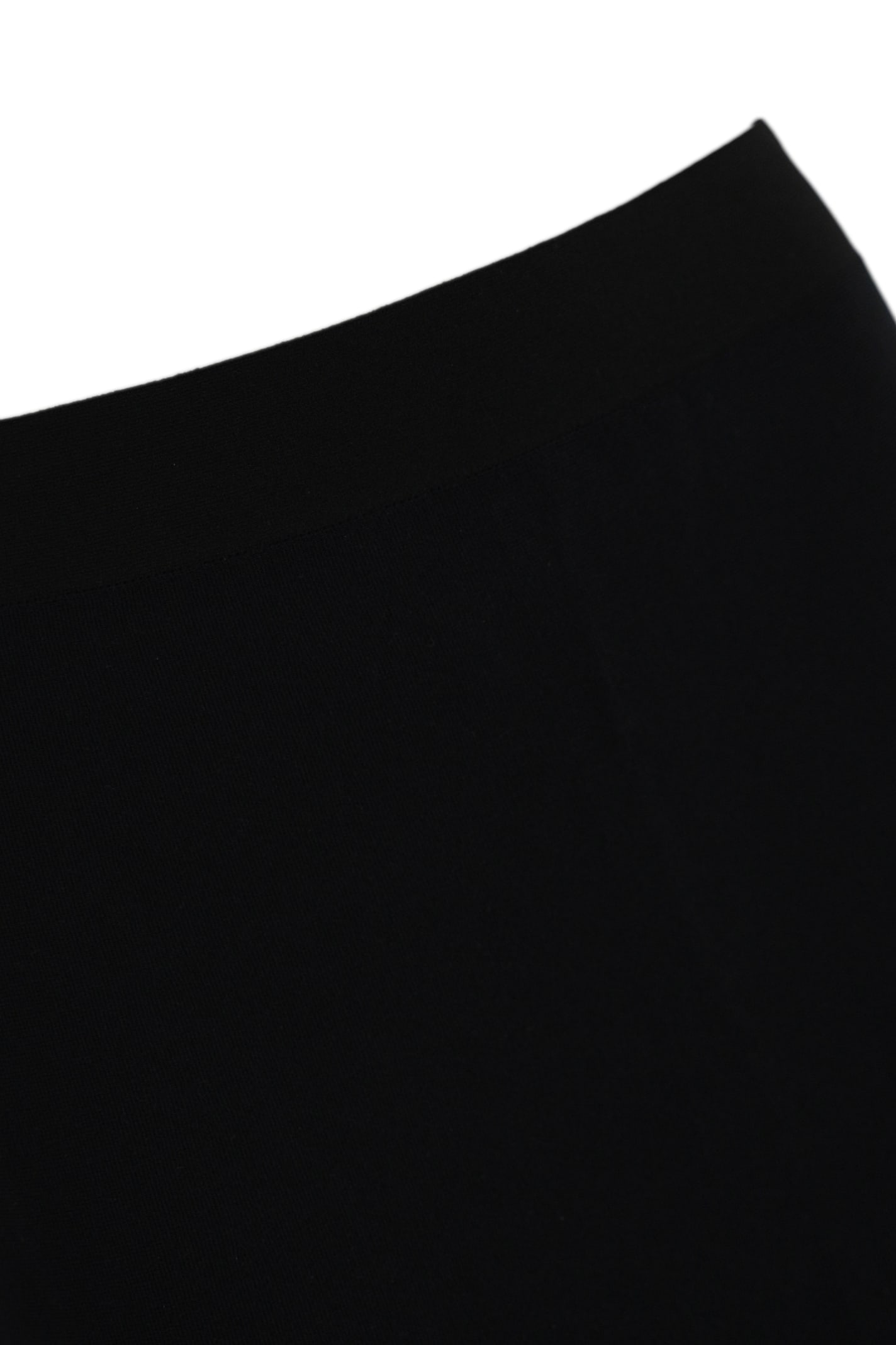 Liviana Conti Flared Skirt In Technical Nylon In Nero