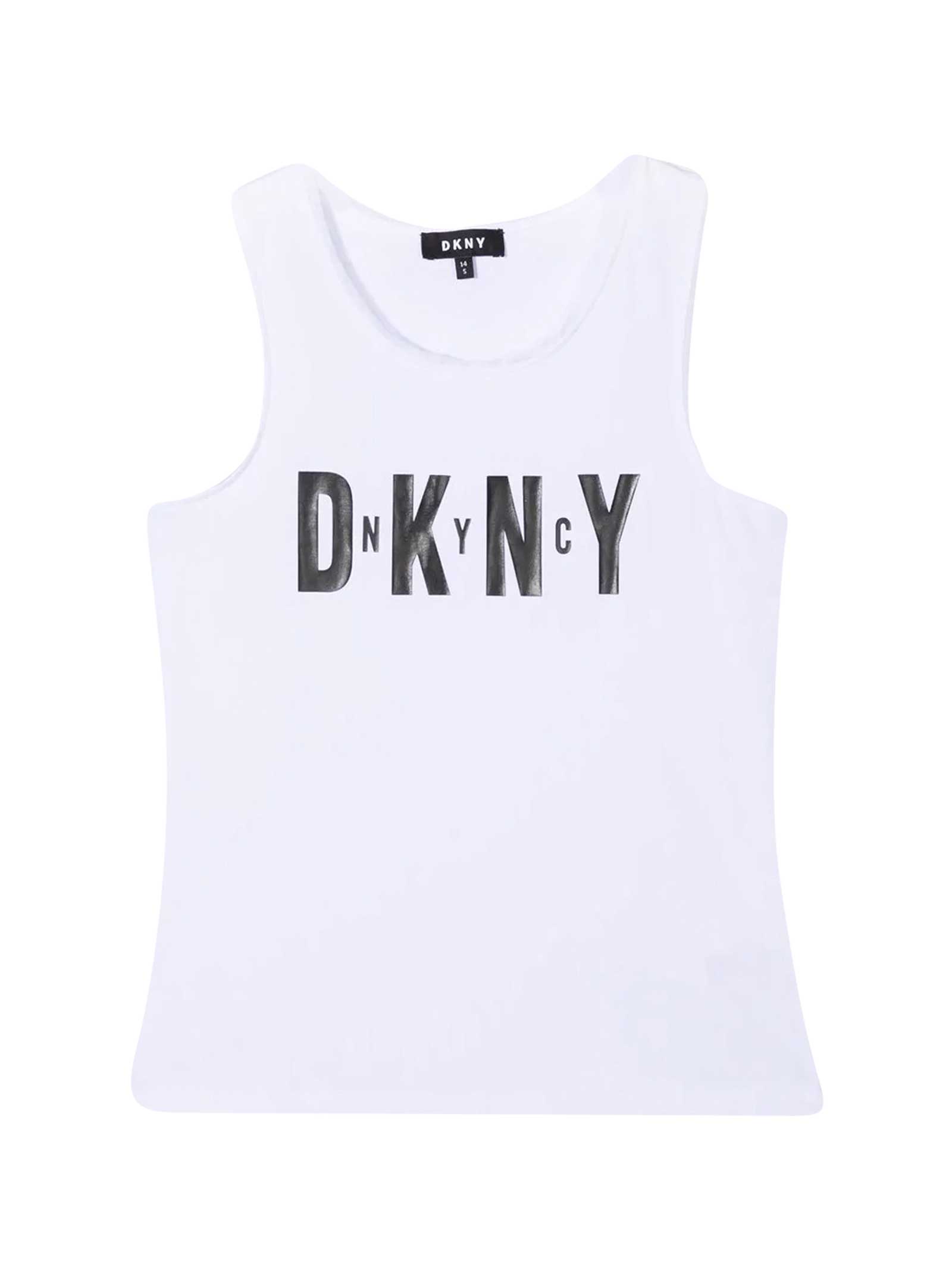 DKNY White Teen Tank Top