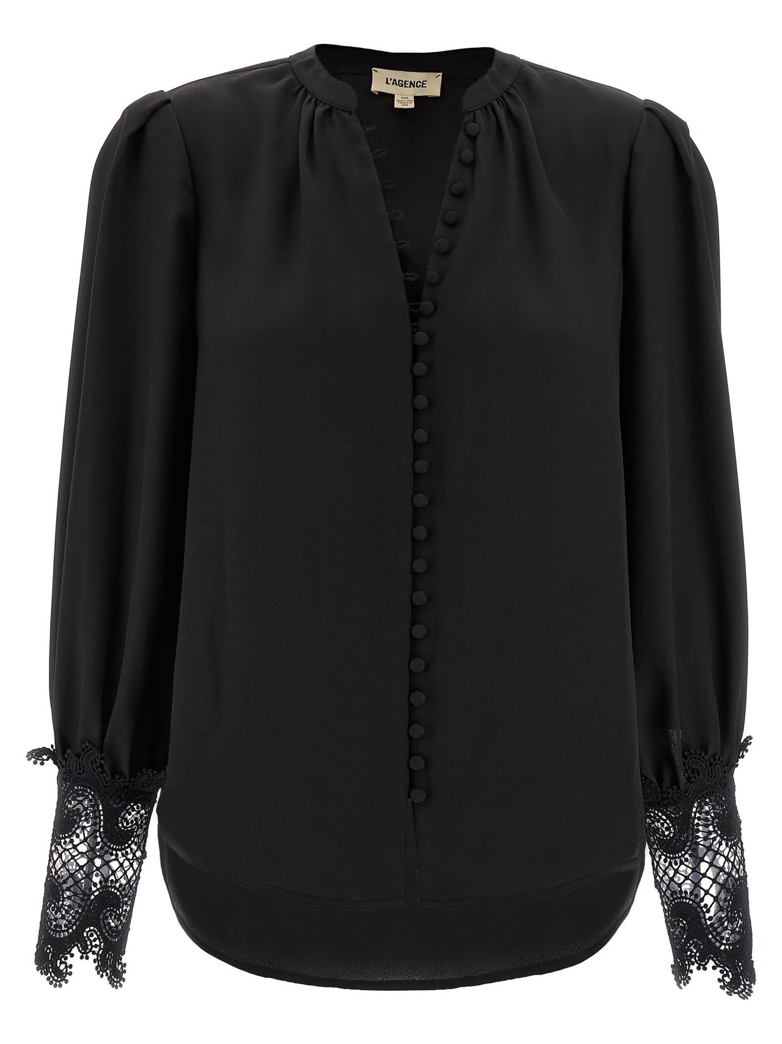 L'agence Ava Shirt In Black