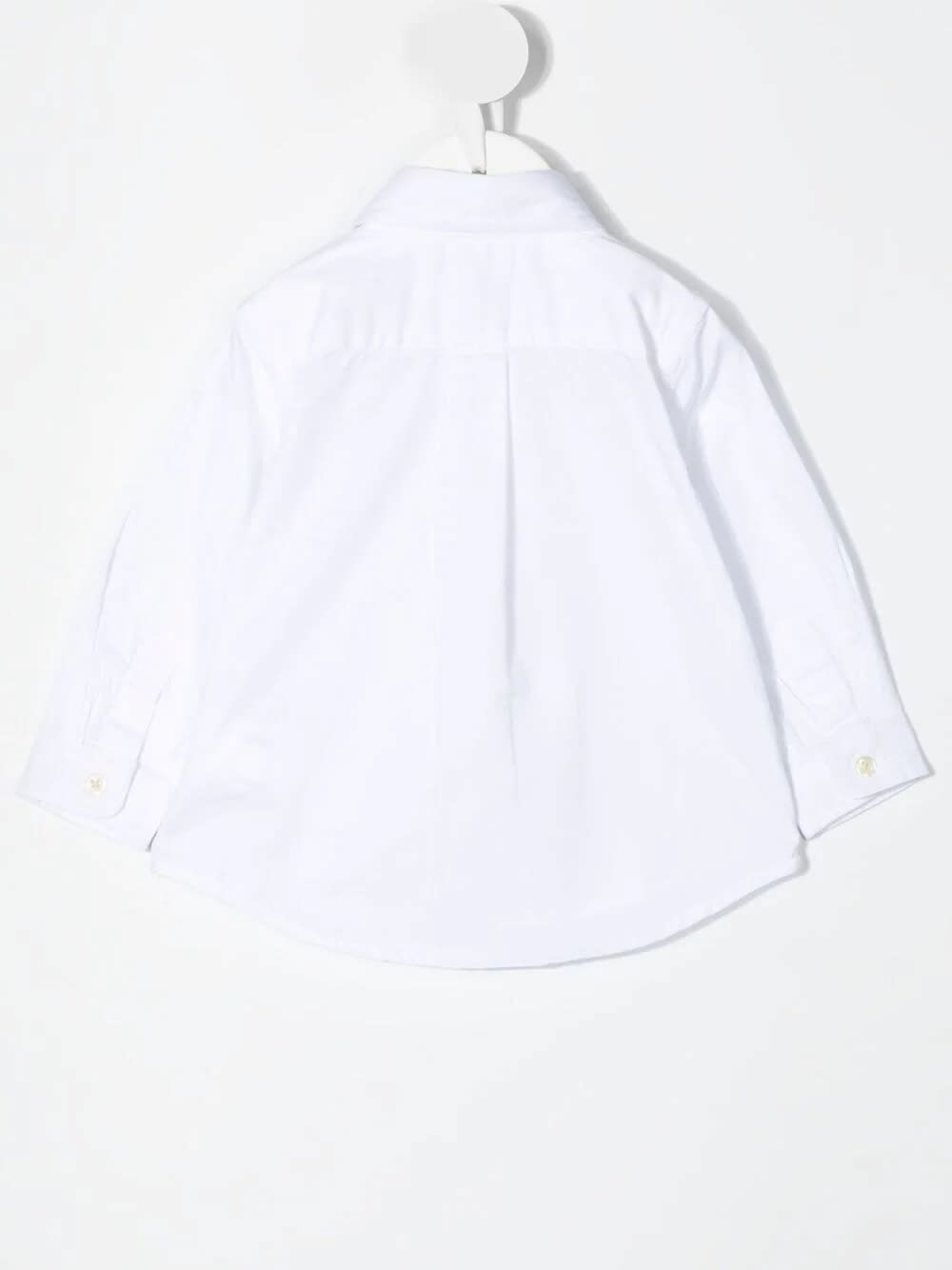 Shop Ralph Lauren White Slim-fit Oxford Shirt