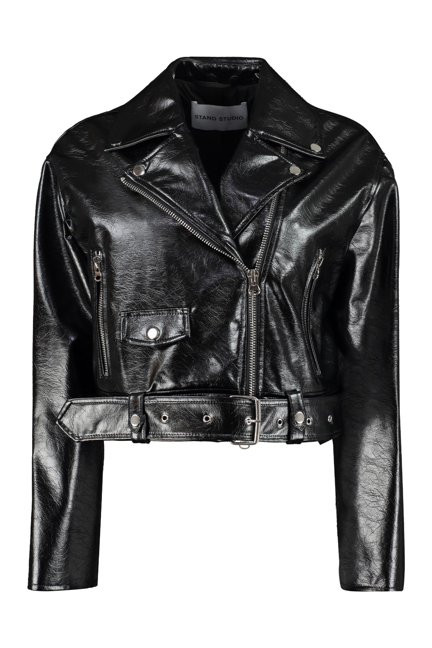 STAND STUDIO Selena Faux Leather Biker Jacket
