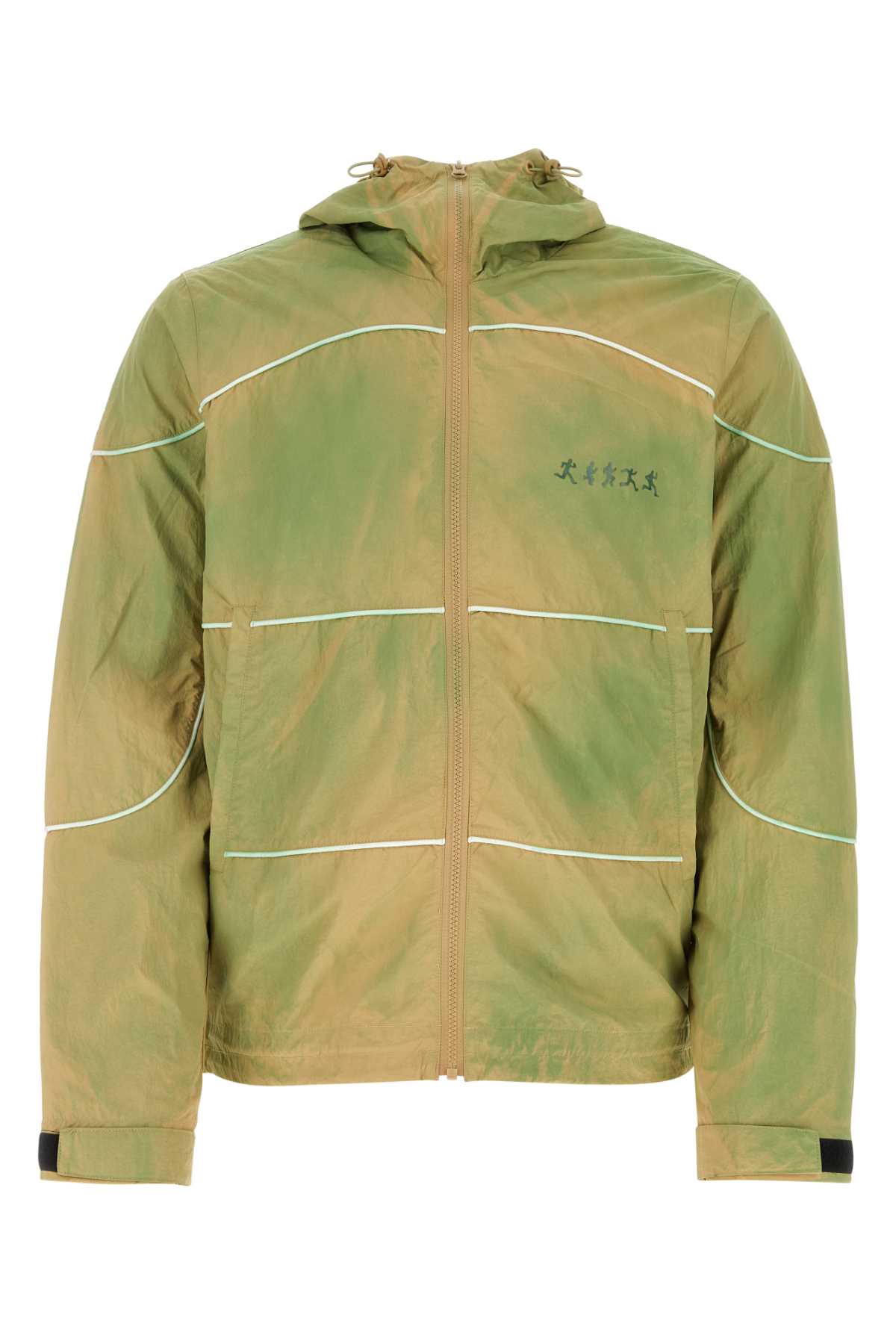 Shop Kidsuper Green Nylon Jacket