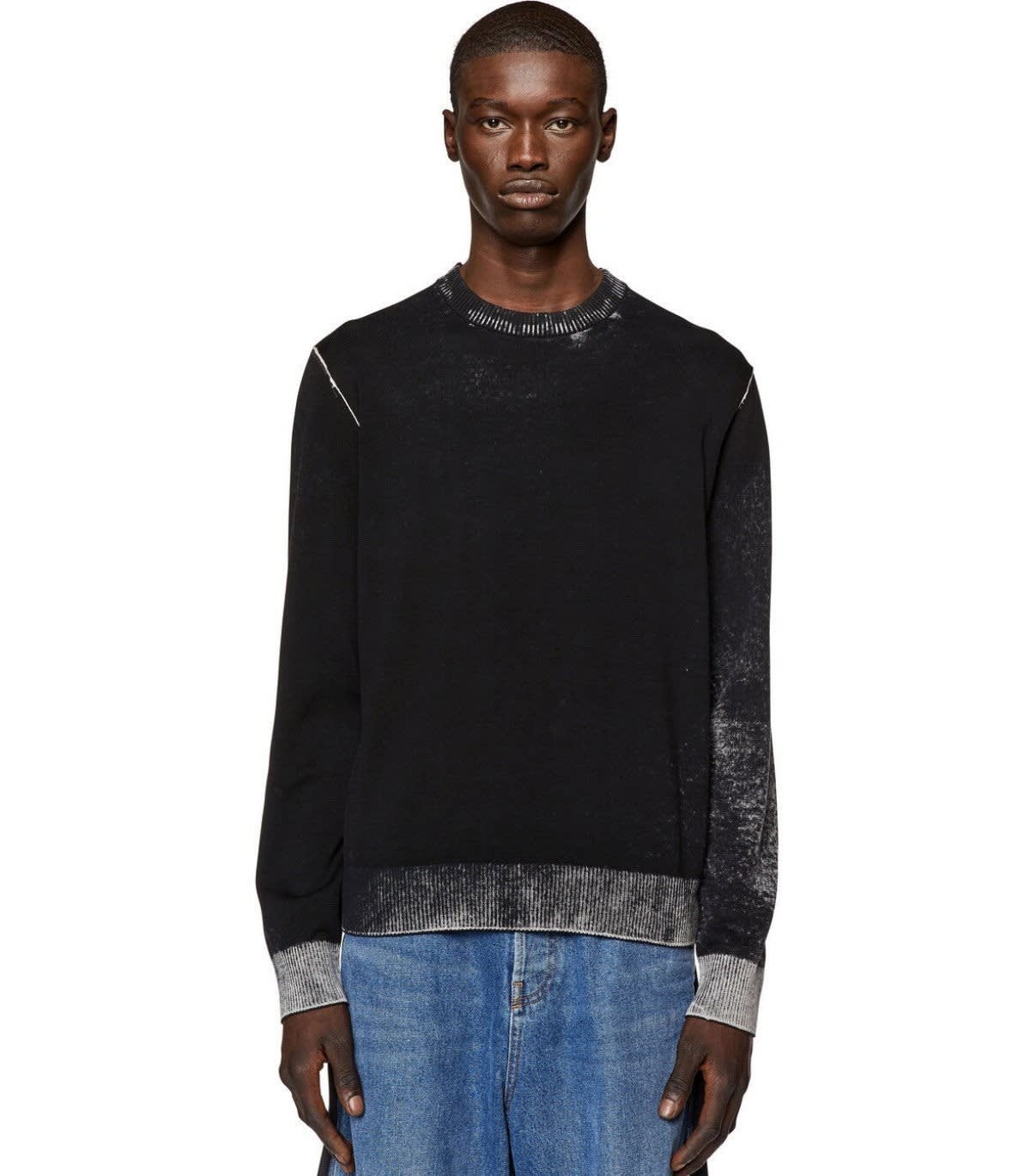 Diesel K Larence B Crewneck Sweater In Black