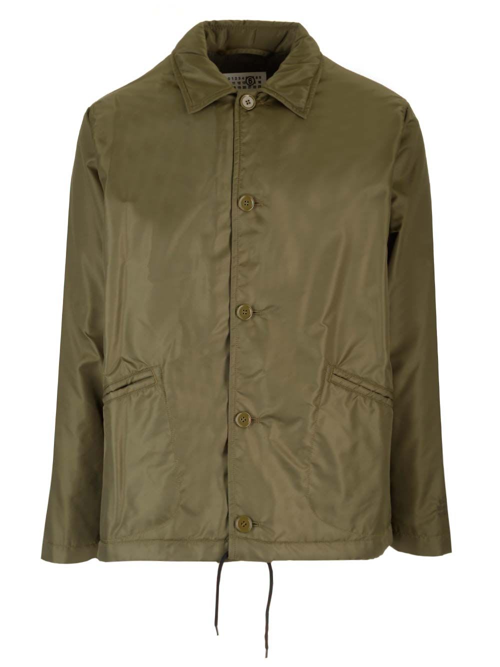 Nylon Jacket With Buttons