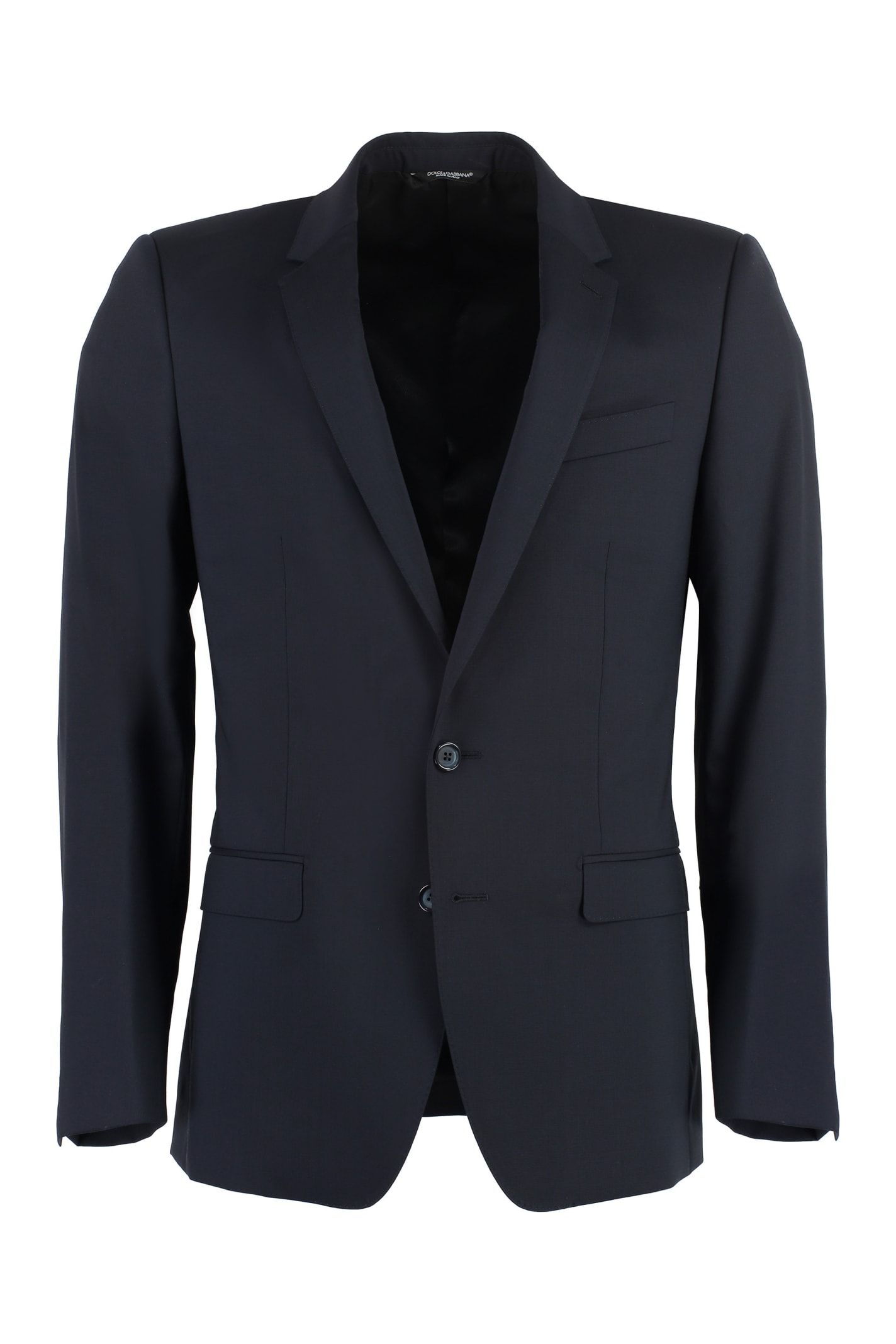 Shop Dolce & Gabbana Martini Virgin Wool Suit In Blue