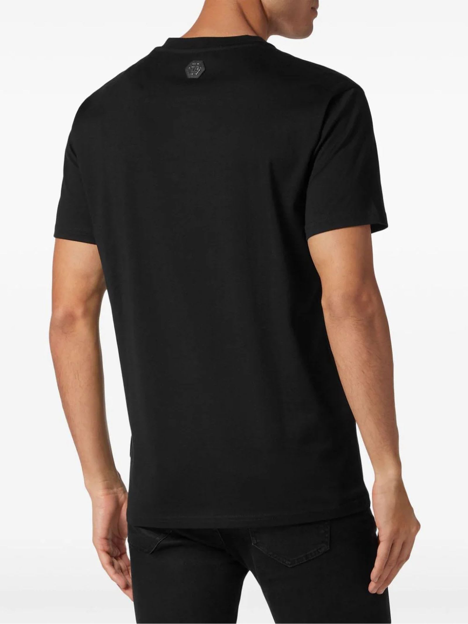 Shop Philipp Plein T-shirts And Polos Black