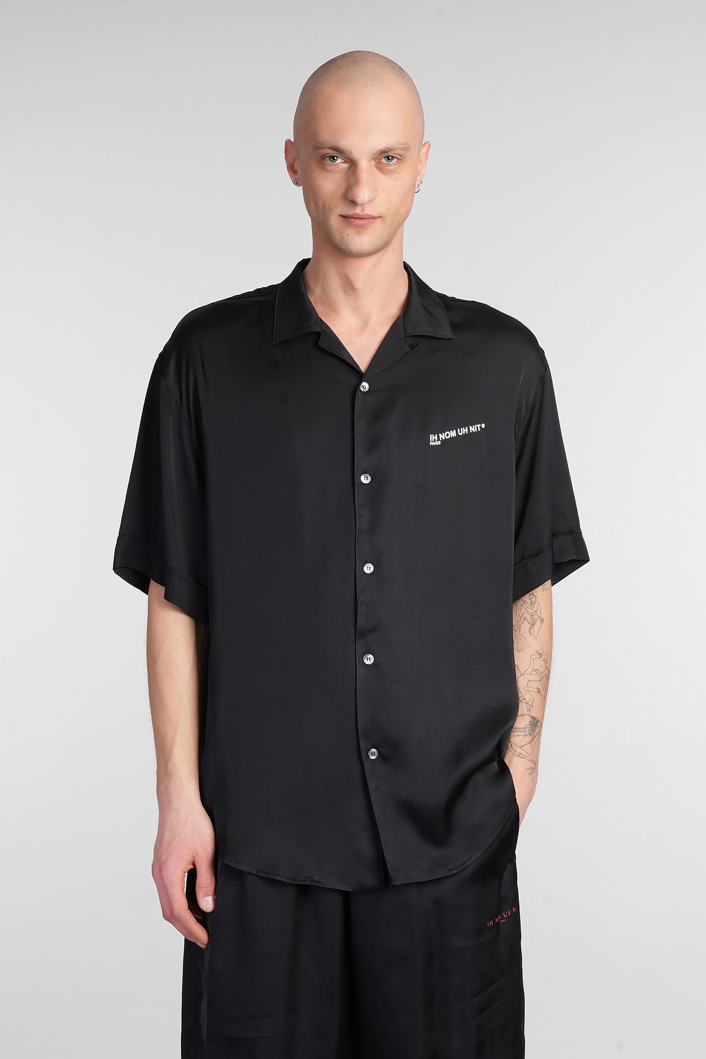 Shirt In Black Viscose
