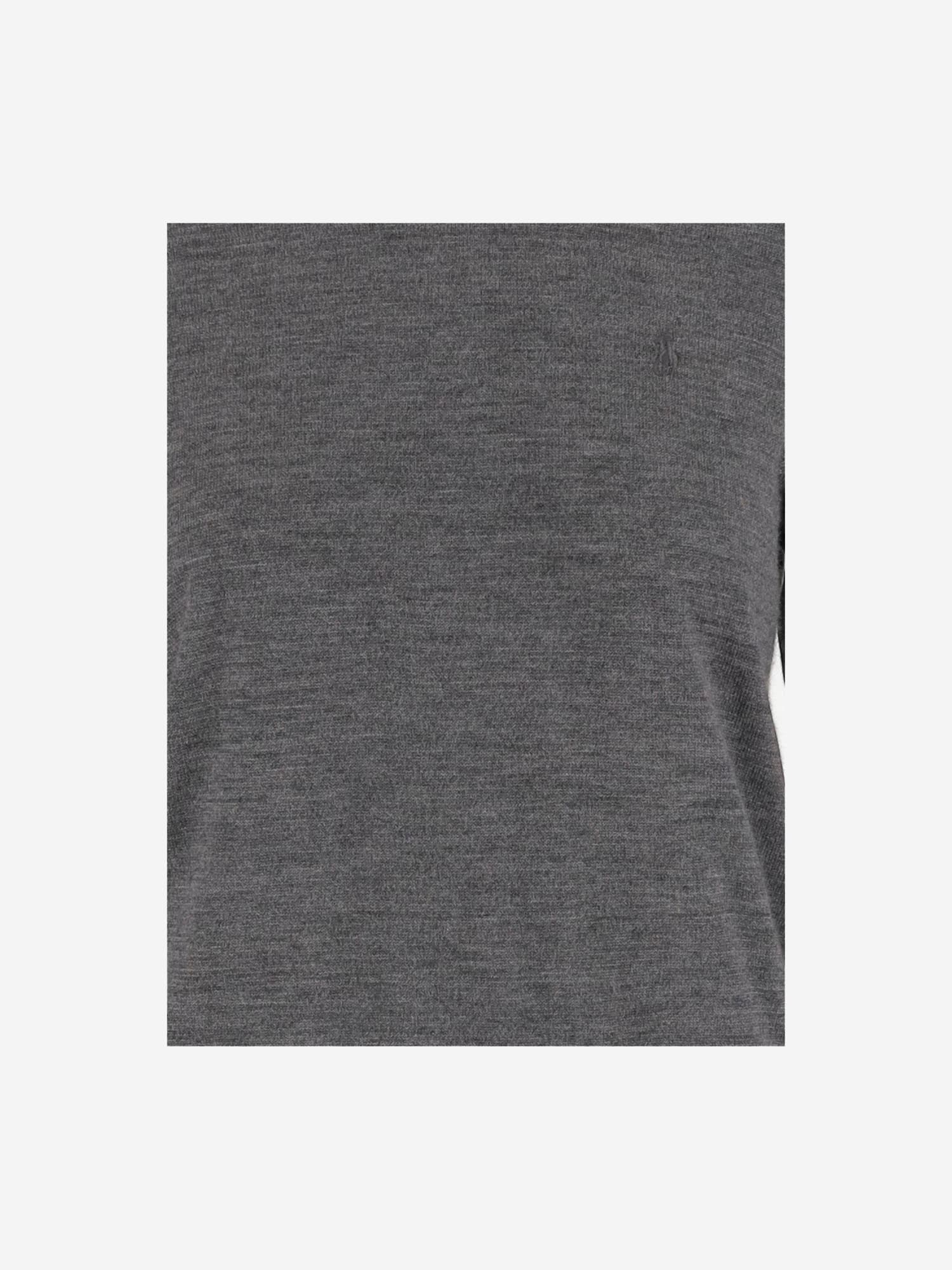 Polo Ralph Lauren Wool Jumper In Gray