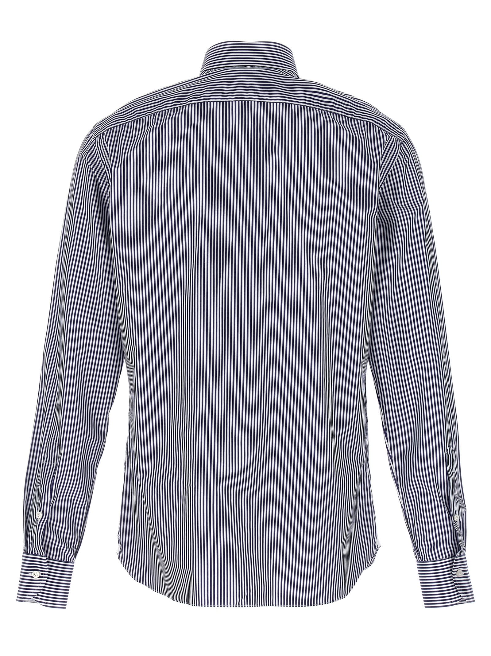 Shop Borriello Napoli Marechiaro Shirt In Light Blue