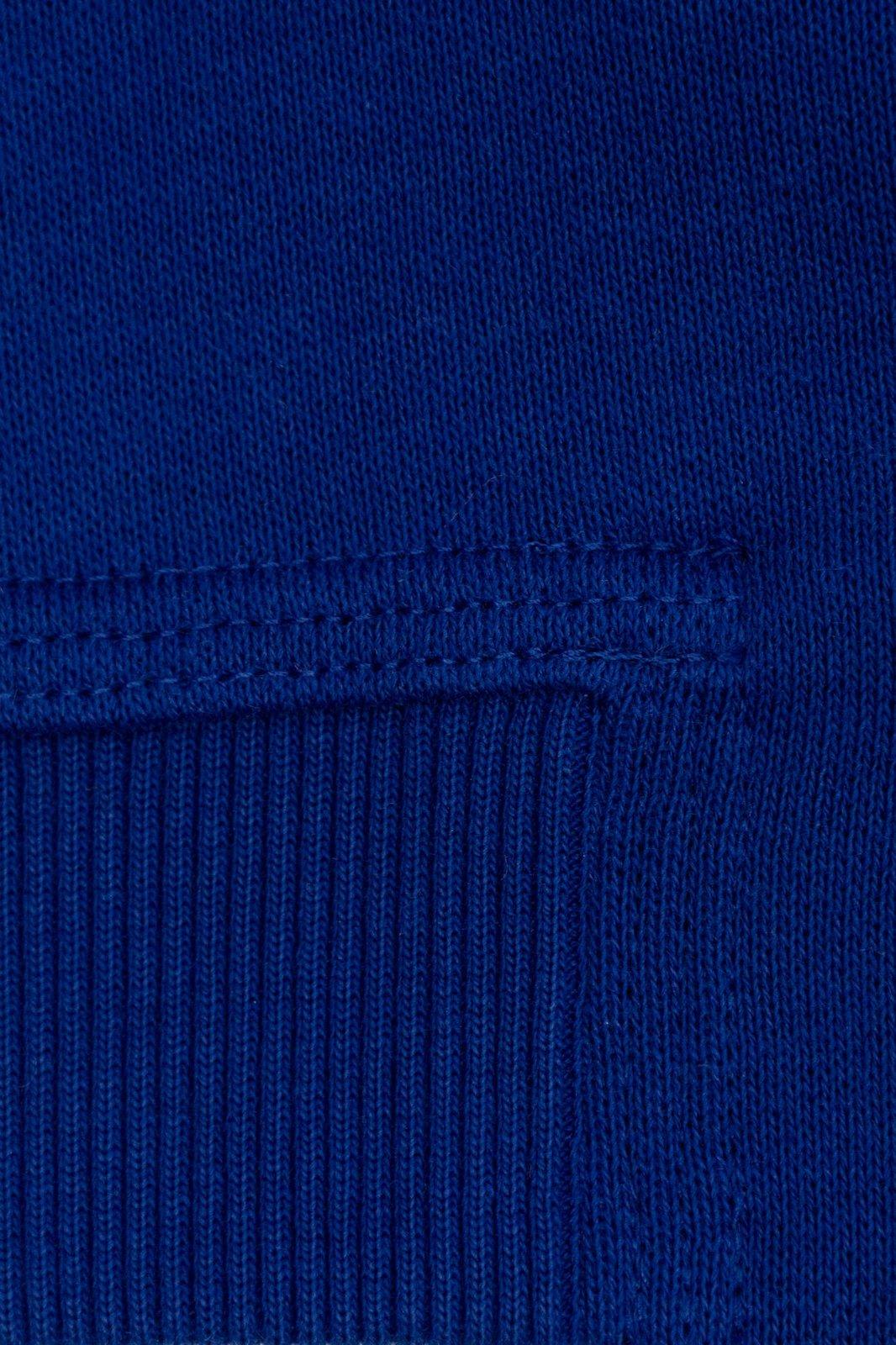 Burberry Baby Boys Blue Cotton Hoodie In Blue