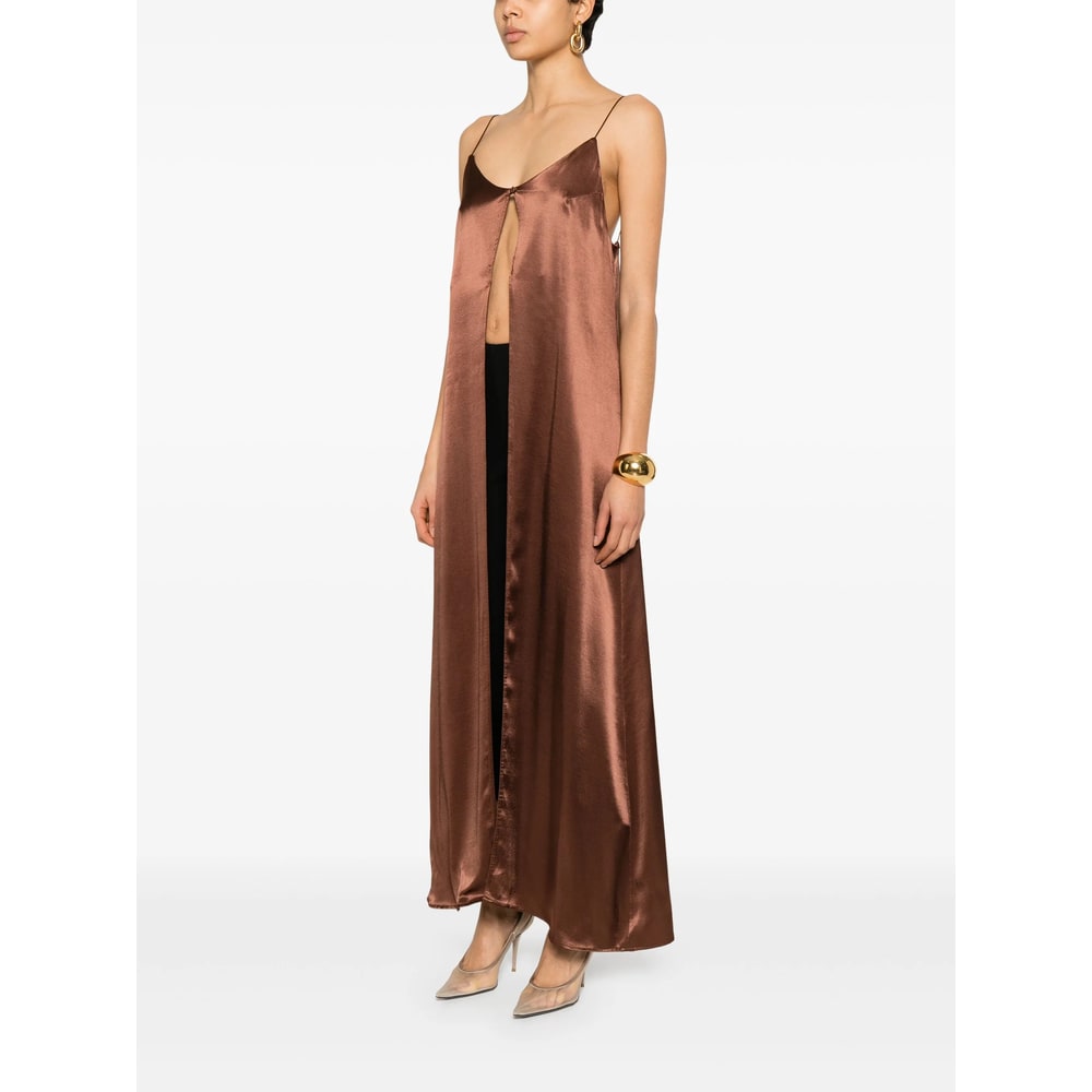 The Nina Studio Waistcoats In Brown