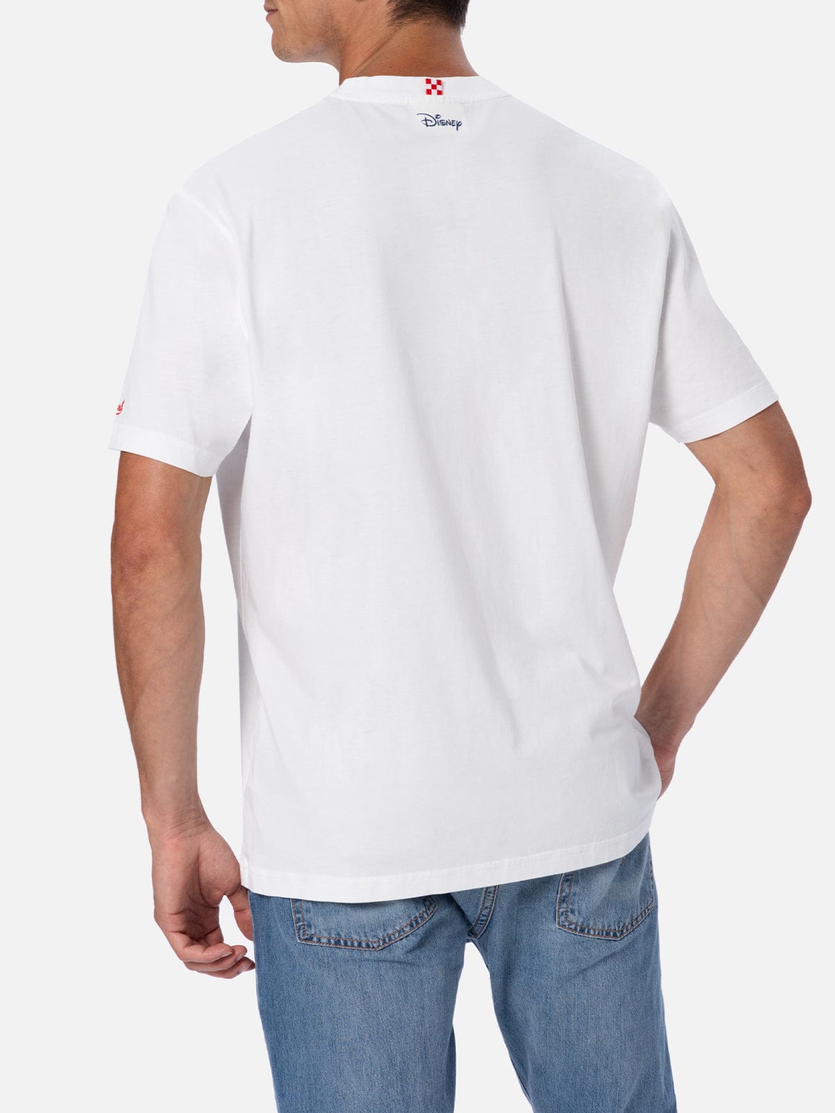 MC2 SAINT BARTH MAN COTTON T-SHIRT WITH SCROOGE PRINT AND EMBROIDERY ©DISNEY SPECIAL EDITION