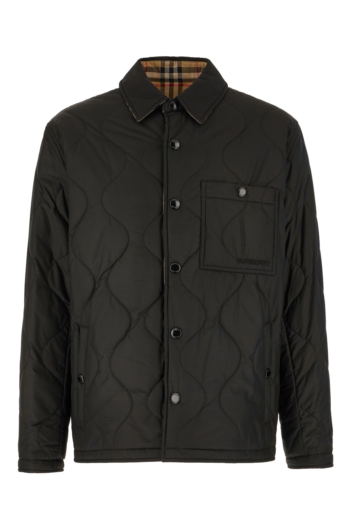 Burberry Black Polyester Padded Jacket