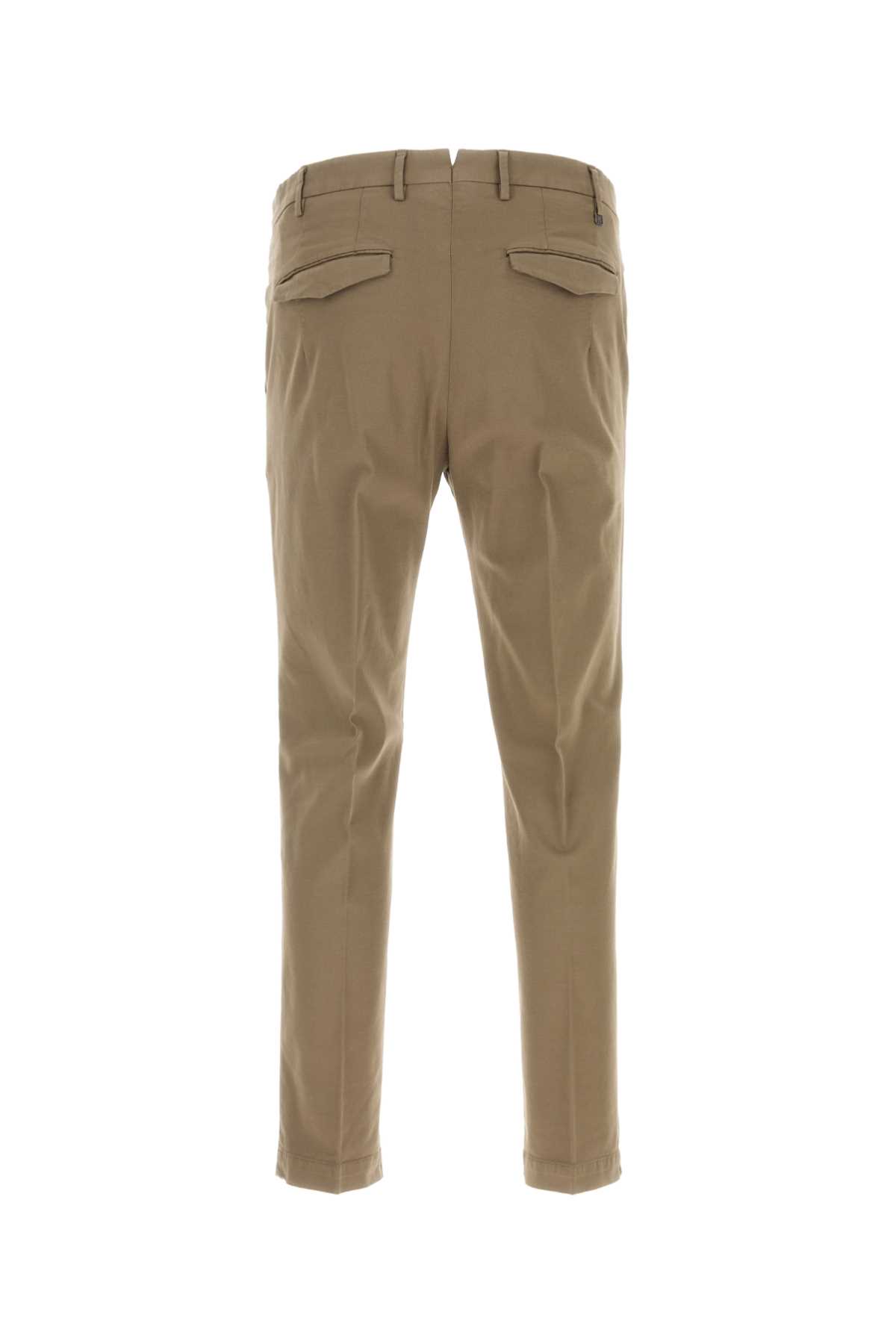 PT TORINO CAPPUCCINO STRETCH COTTON BLEND PANT