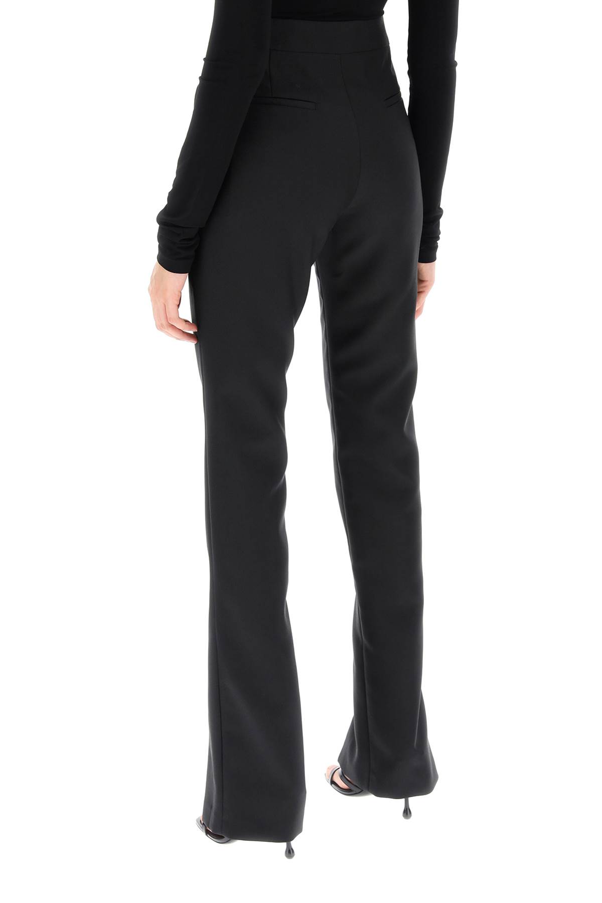 Shop Off-white Corporate Tailoring Pants In Black/white