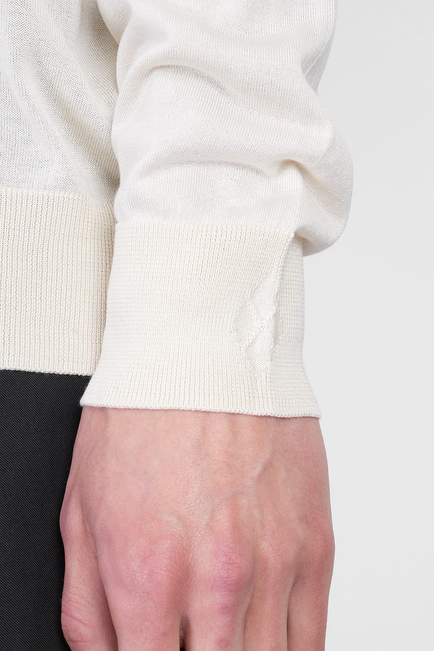 Ballantyne Knitwear In Beige Silk In Beige