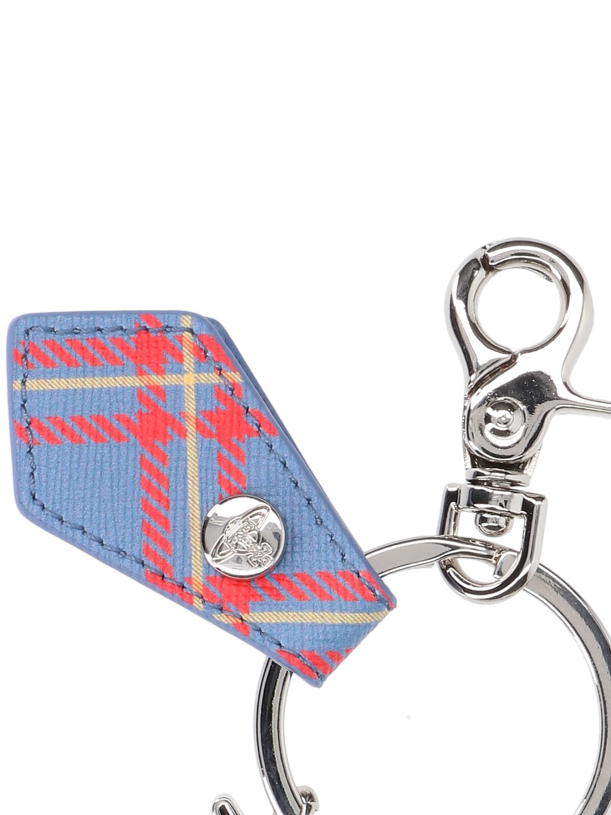 Shop Vivienne Westwood I Love Orb Keyring In Blue