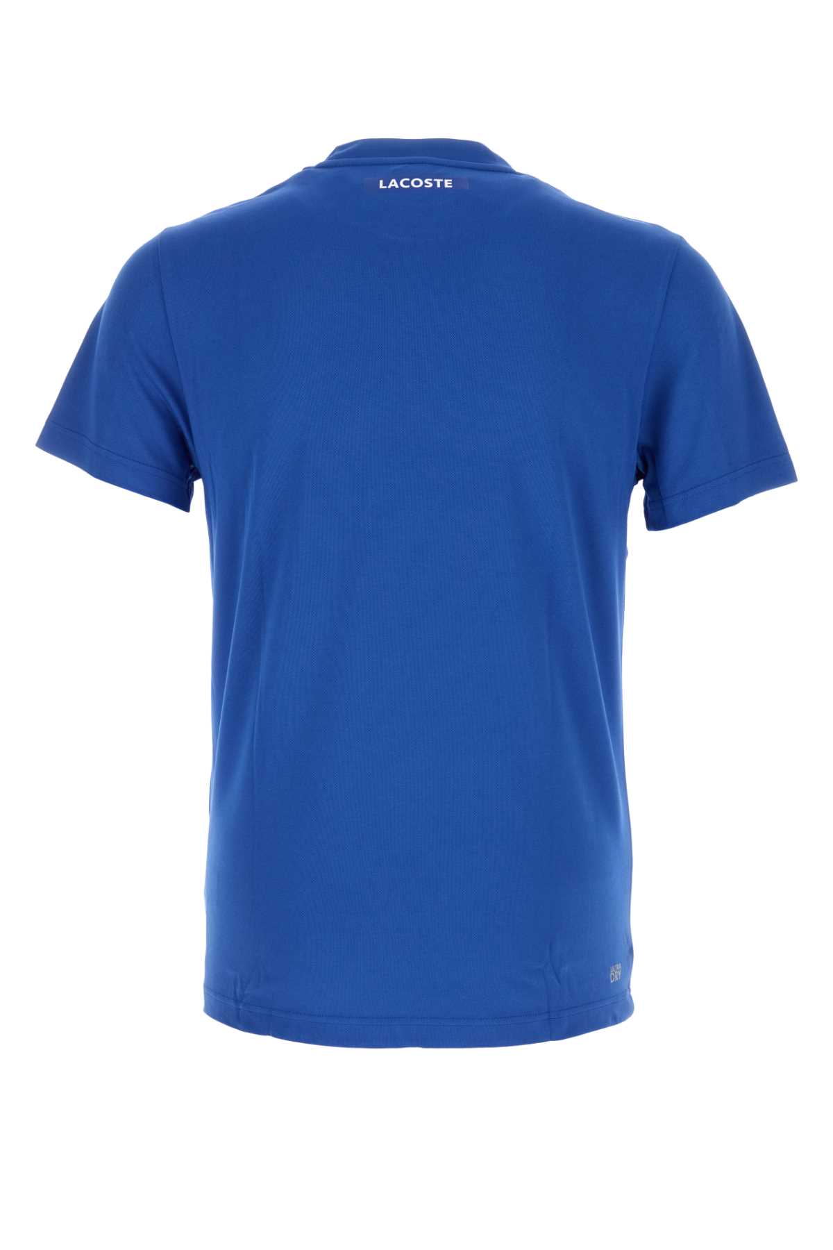 Lacoste Blue Polyester T-shirt In Ixw