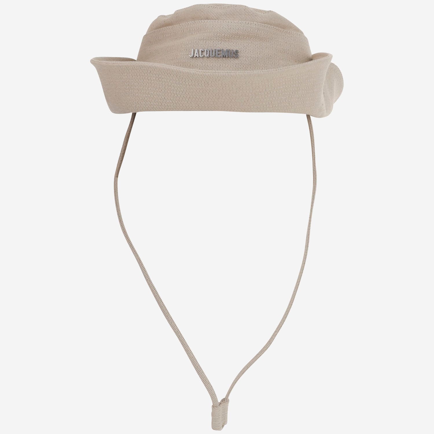 Jacquemus Fisherman Hat With Logo In White
