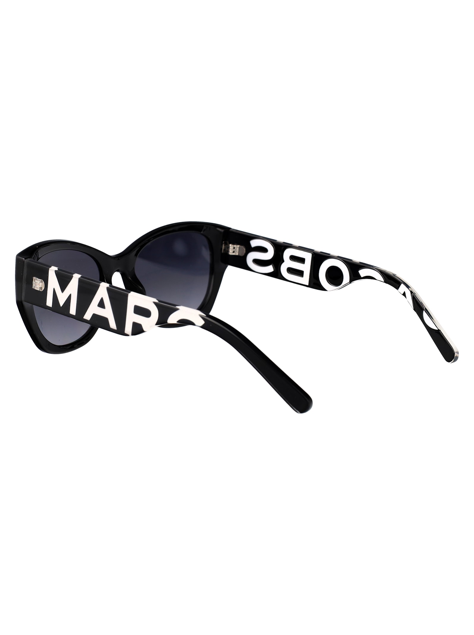 Marc Jacobs Black Injectate Sunglasses In Black