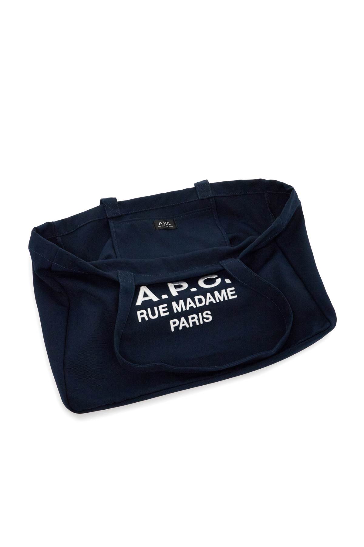 Apc Diane Rue Madame Shopping Bag In Darknavy