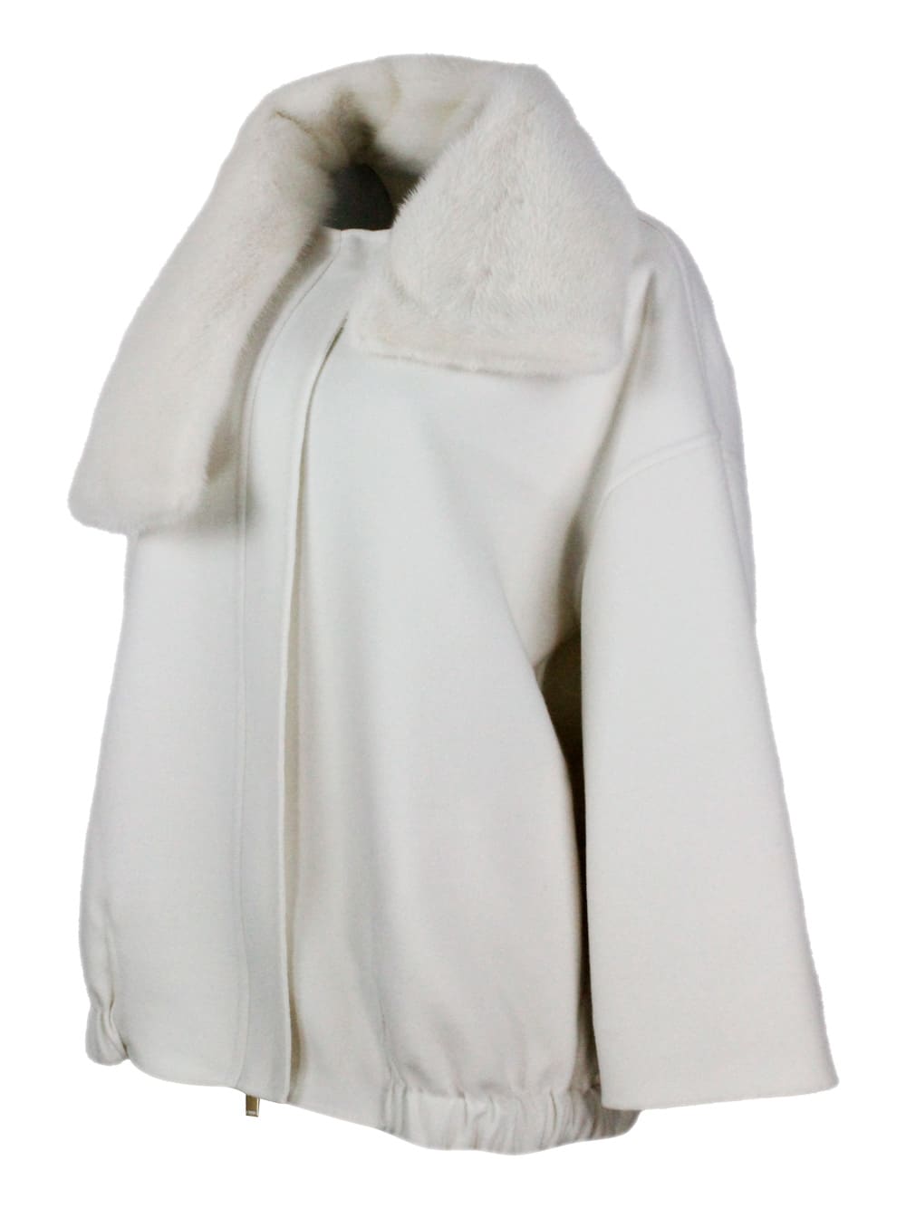 Shop Fabiana Filippi Blazer In White