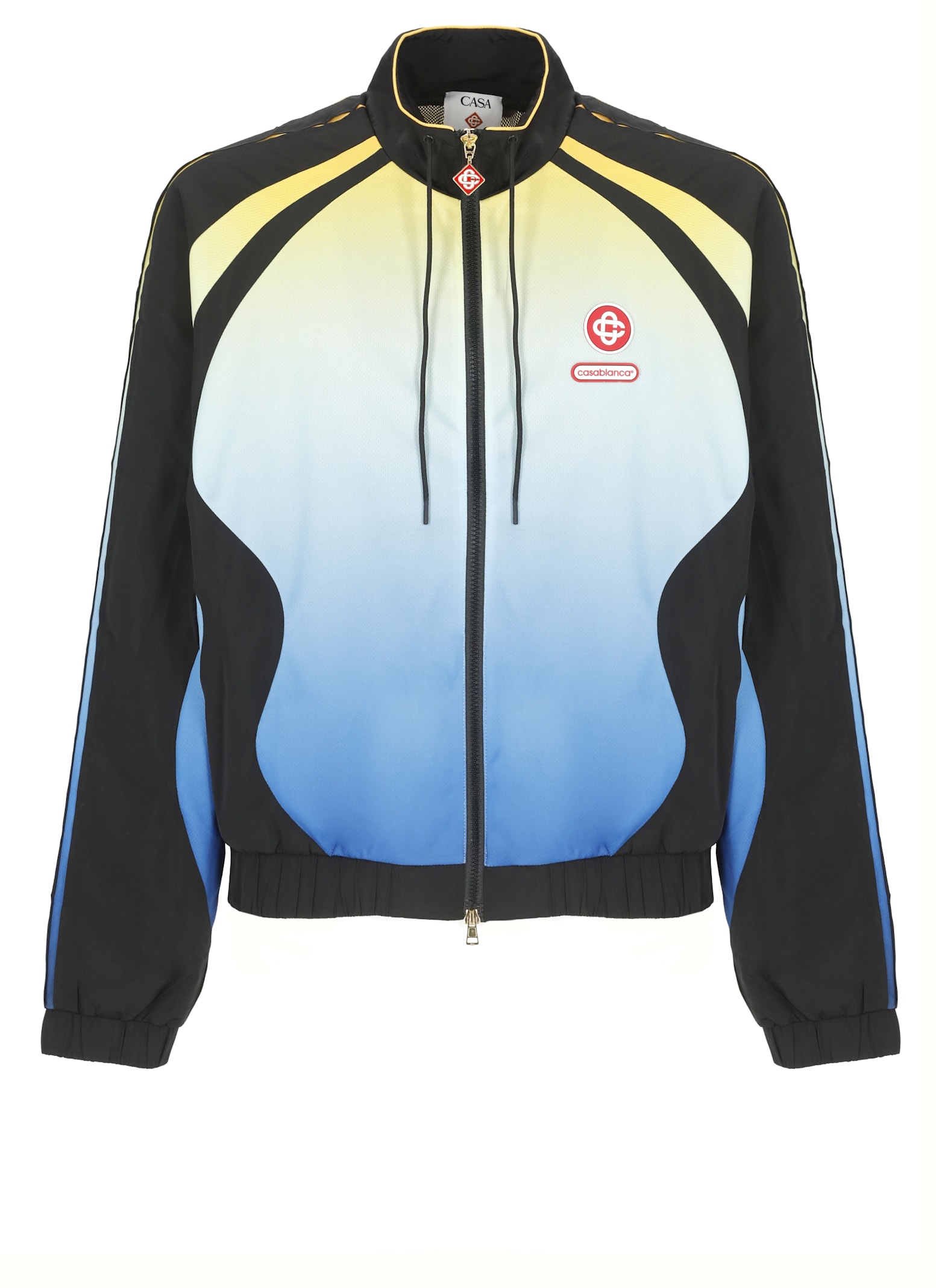 Casablanca Multicolor Short Jacket Laces In Blue