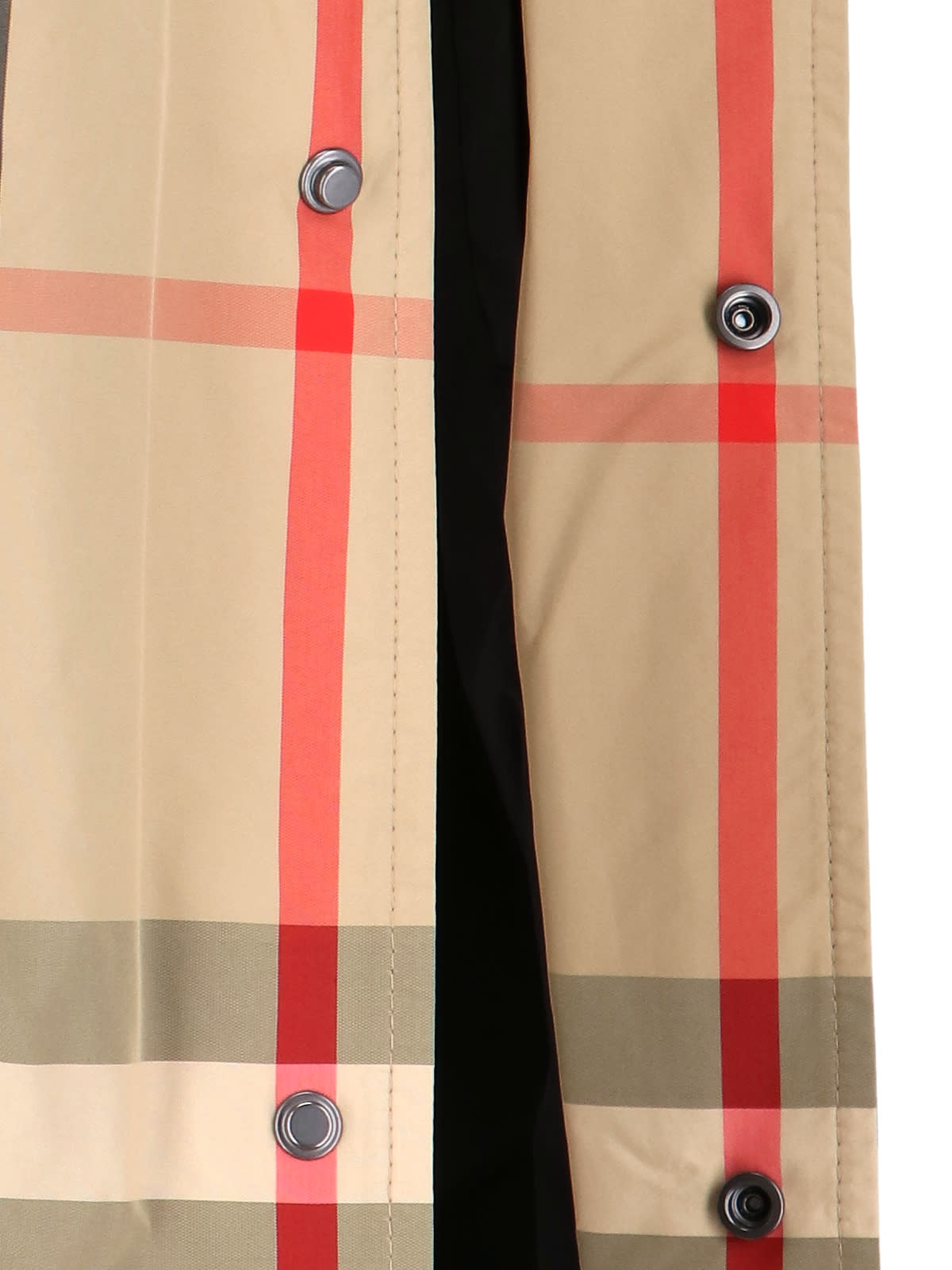 Shop Burberry Check Shirt Jacket In Beige