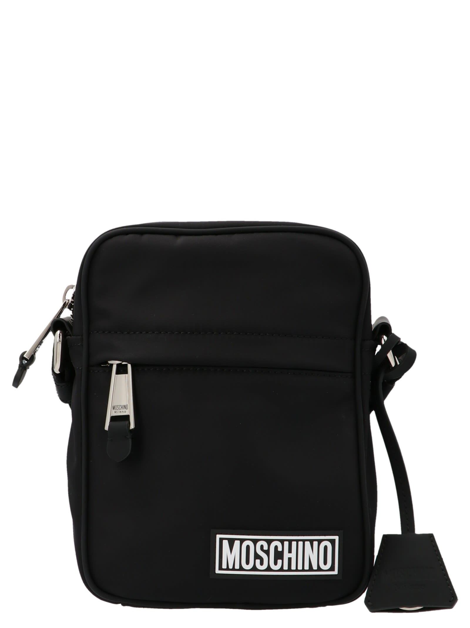 Moschino label Nylon Crossbody Bag