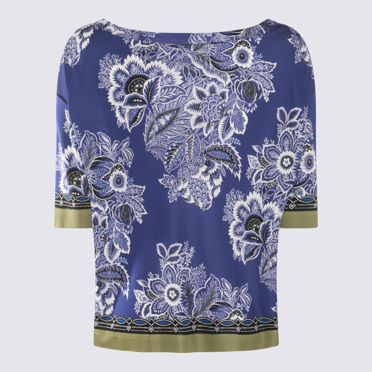 Shop Etro Blue Top