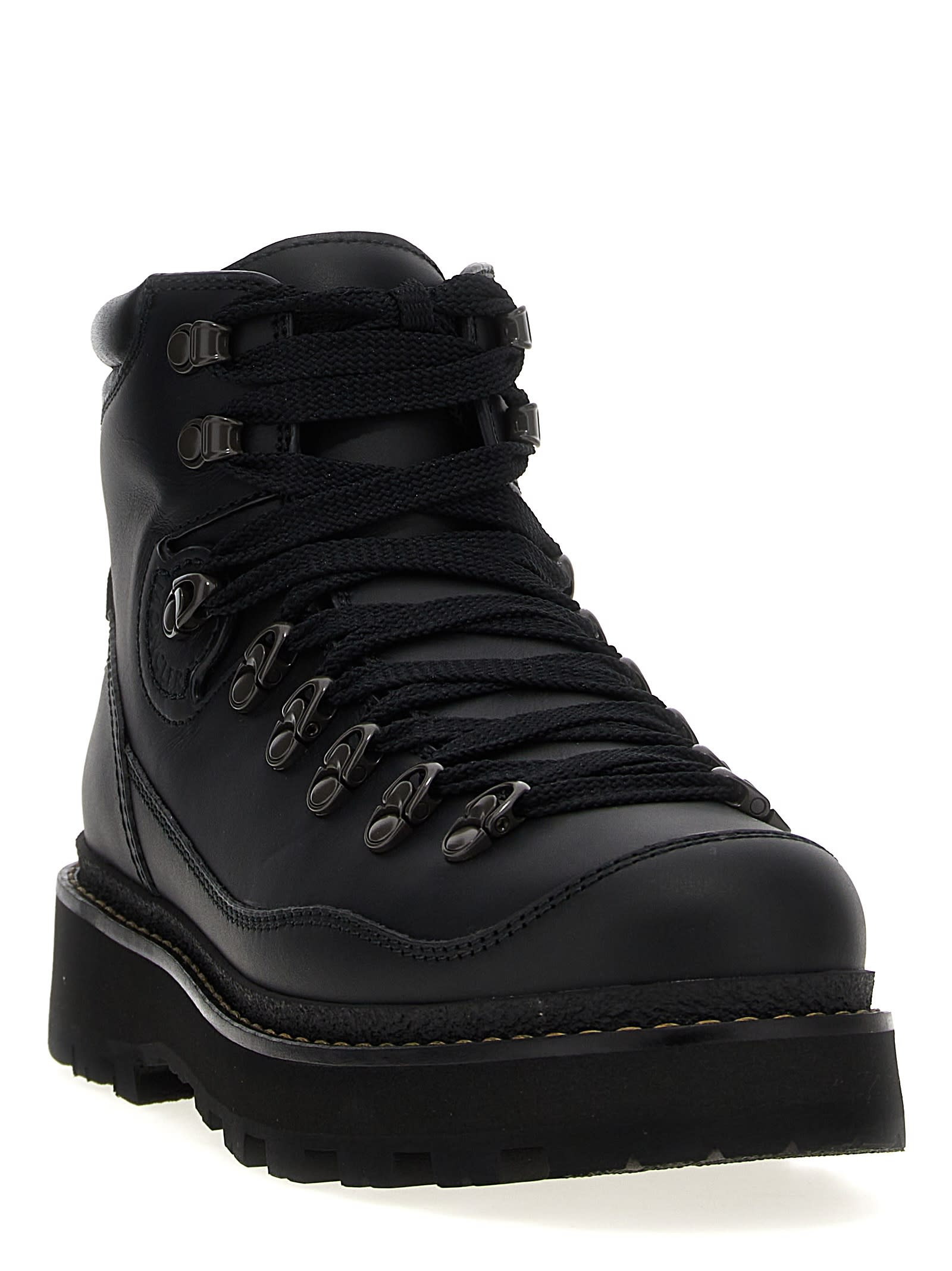 Shop Moncler Peka Trek Ankle Boots In Black