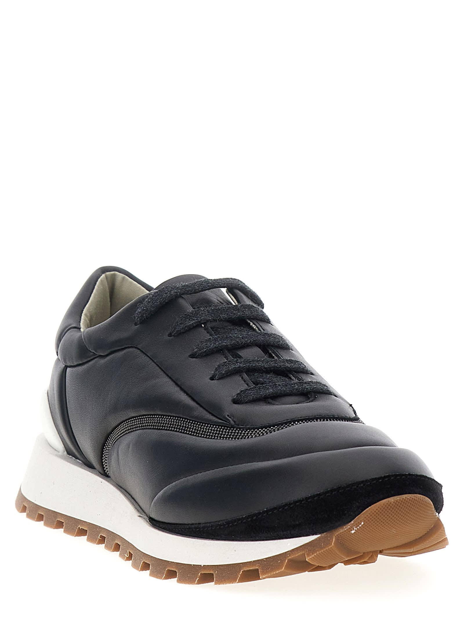 Shop Brunello Cucinelli Monile Sneakers In Black