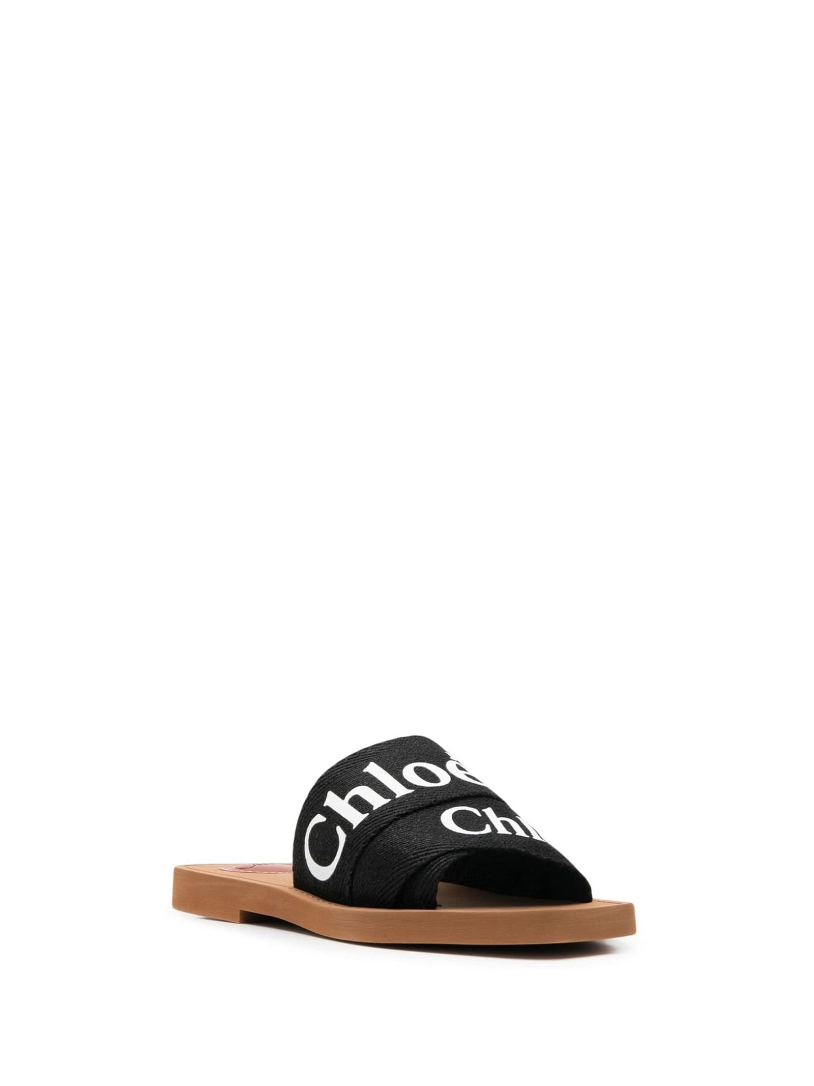 Shop Chloé Flat Shoes In Black