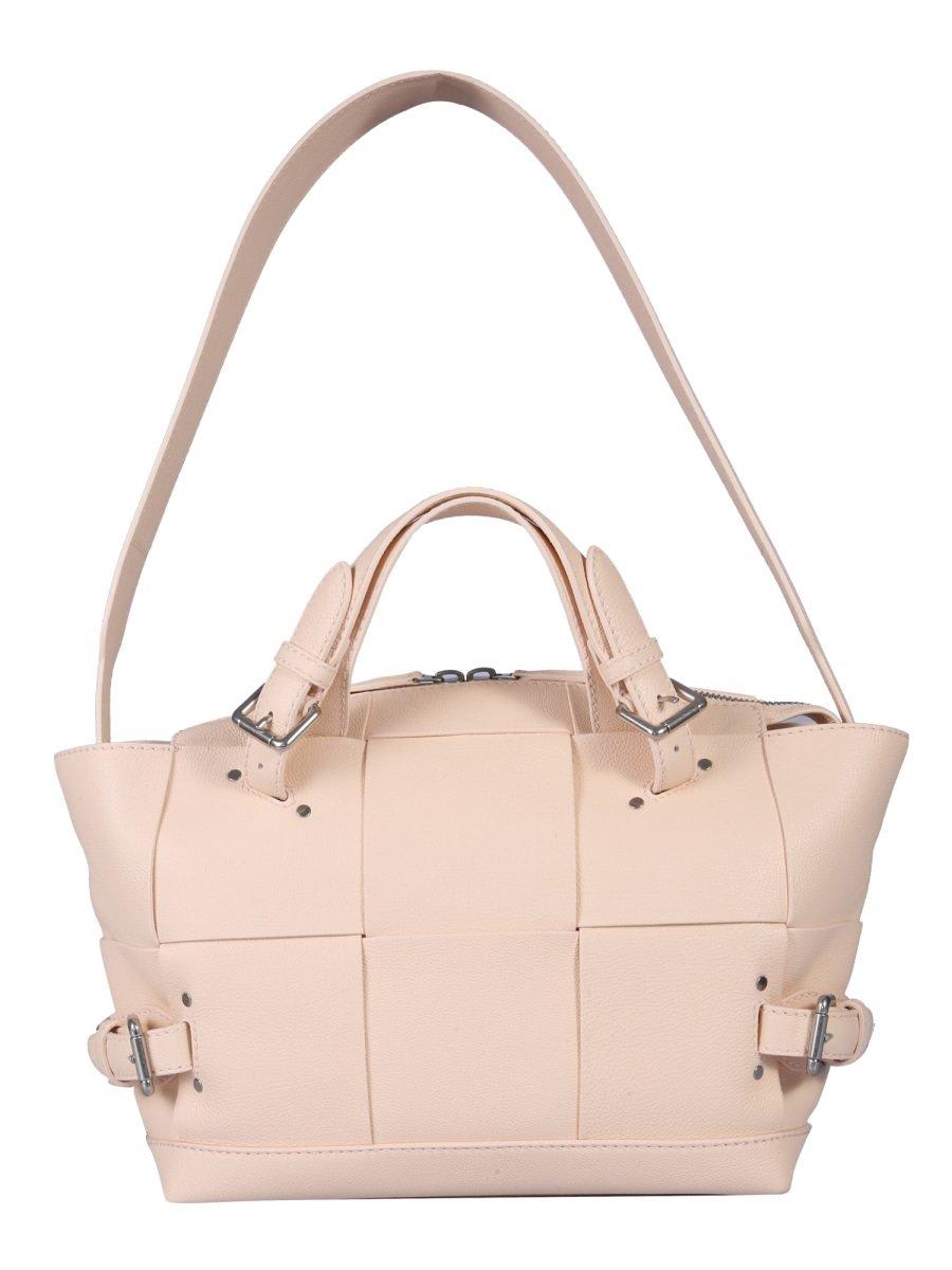 Bottega Veneta Intrecciato Arco Tool Tote Bag In Powder