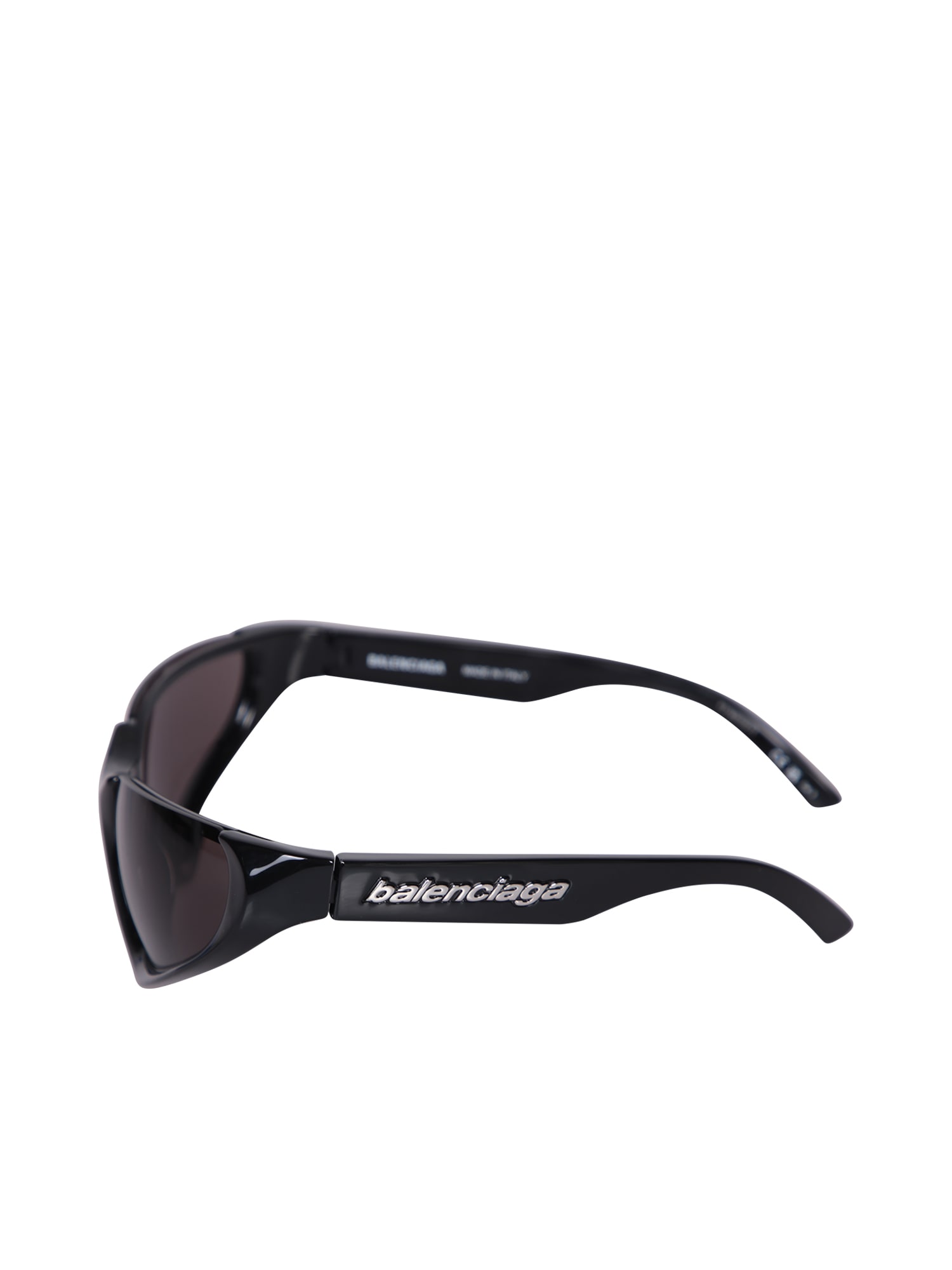 Shop Balenciaga Xpander Rect Sunglasses In Black