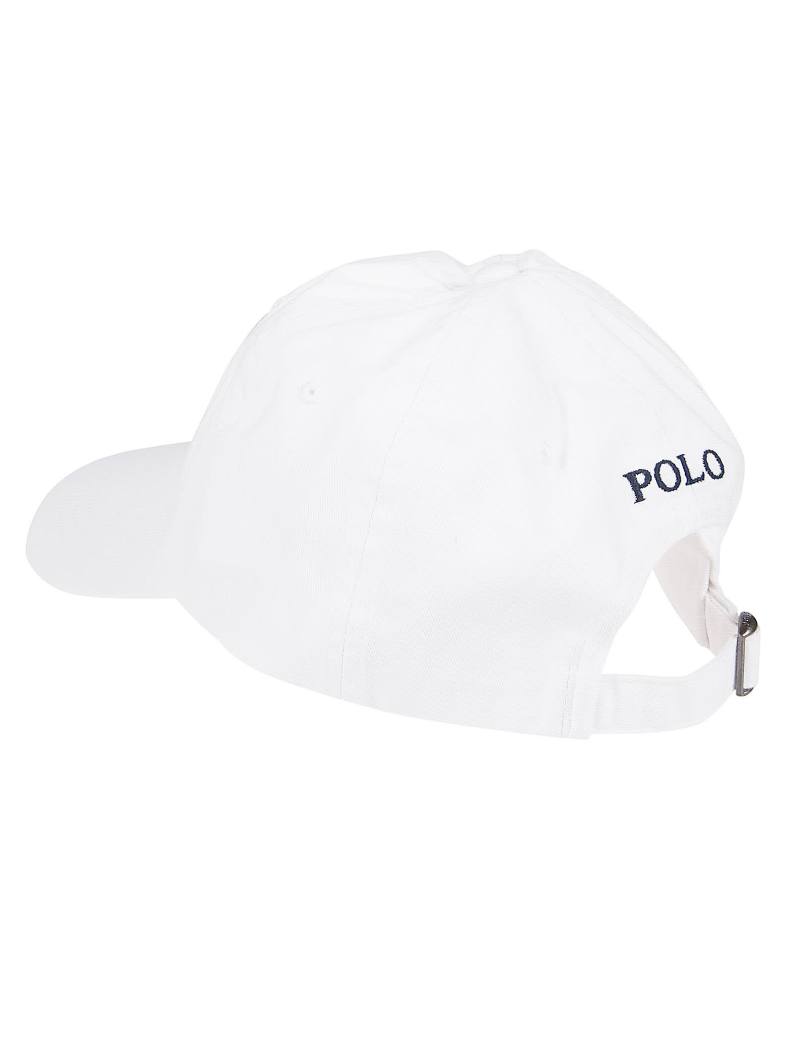 Shop Polo Ralph Lauren Baseball Cap In White/newport Navy