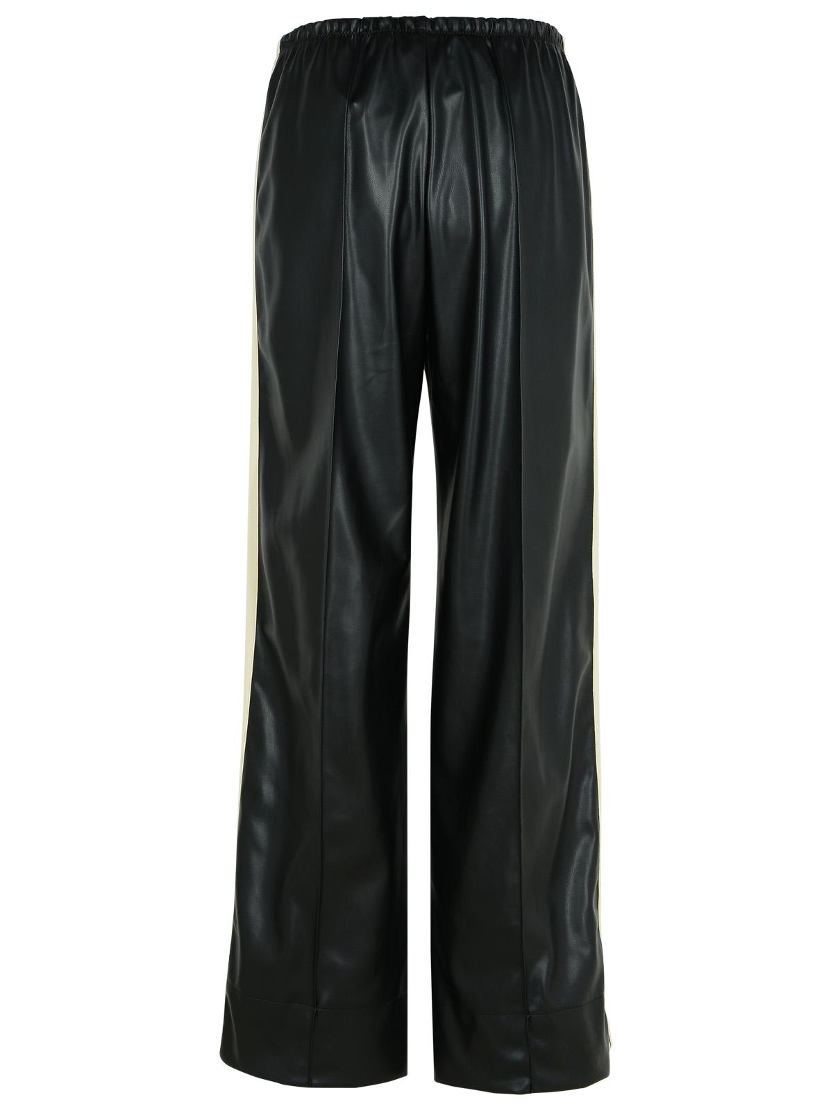 Shop Palm Angels Jogger Black Polyester Blend Pants