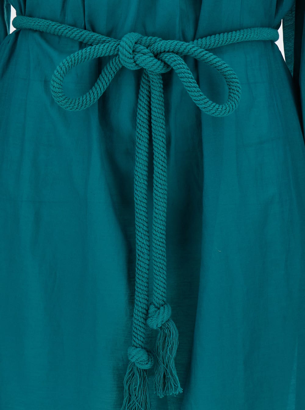 Isabel Marant Étoile Blue 'adeliani' Belted Mini Dress In Green