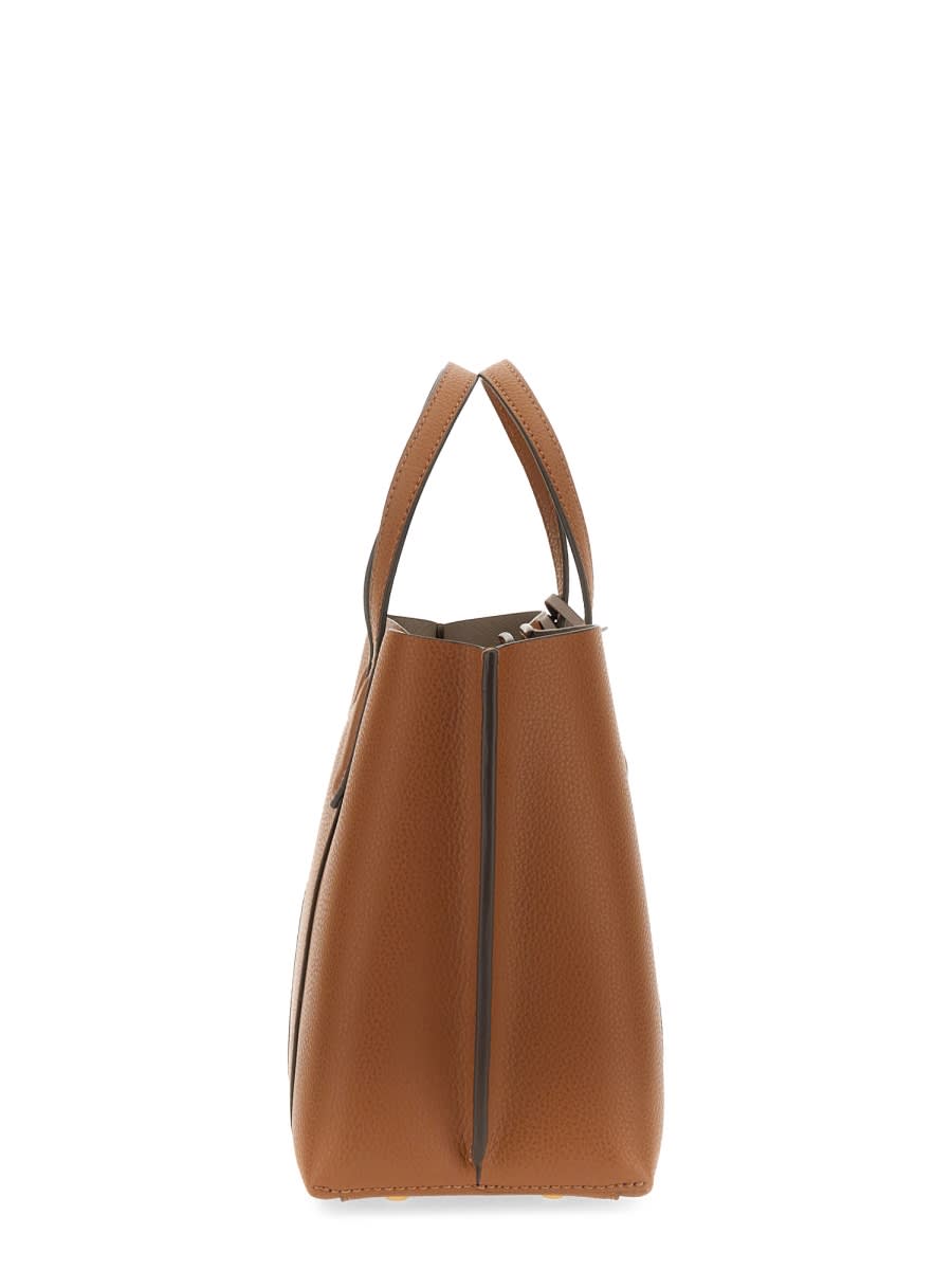 Shop Tory Burch Small Perry Tote Bag In Brown