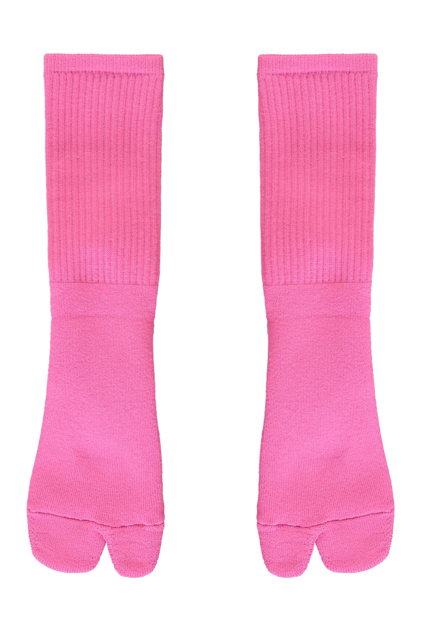 Shop Ambush Cotton Socks With Logo In Pink