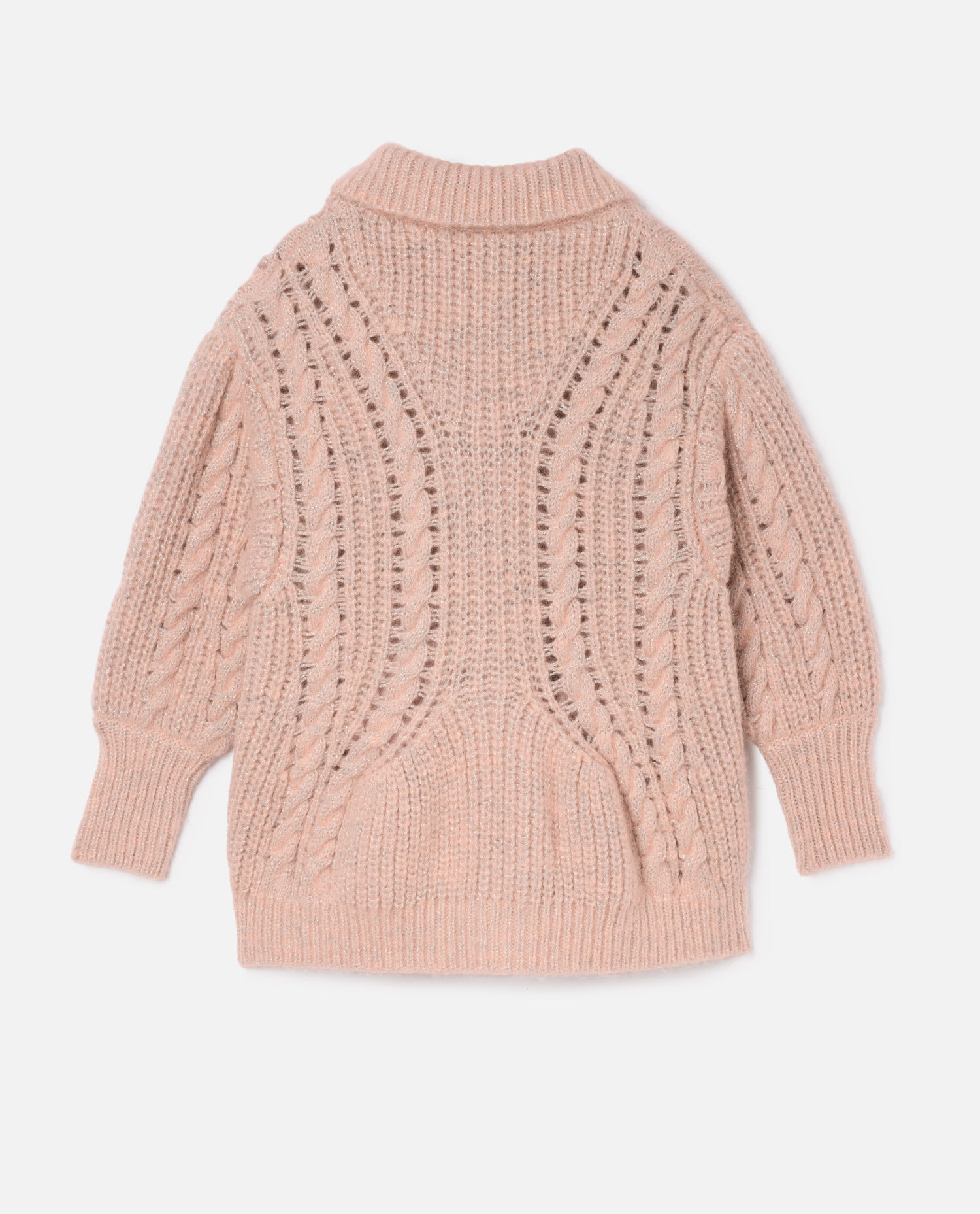 Simone Rocha Long-sleeved Knitted Cardigan In Multi