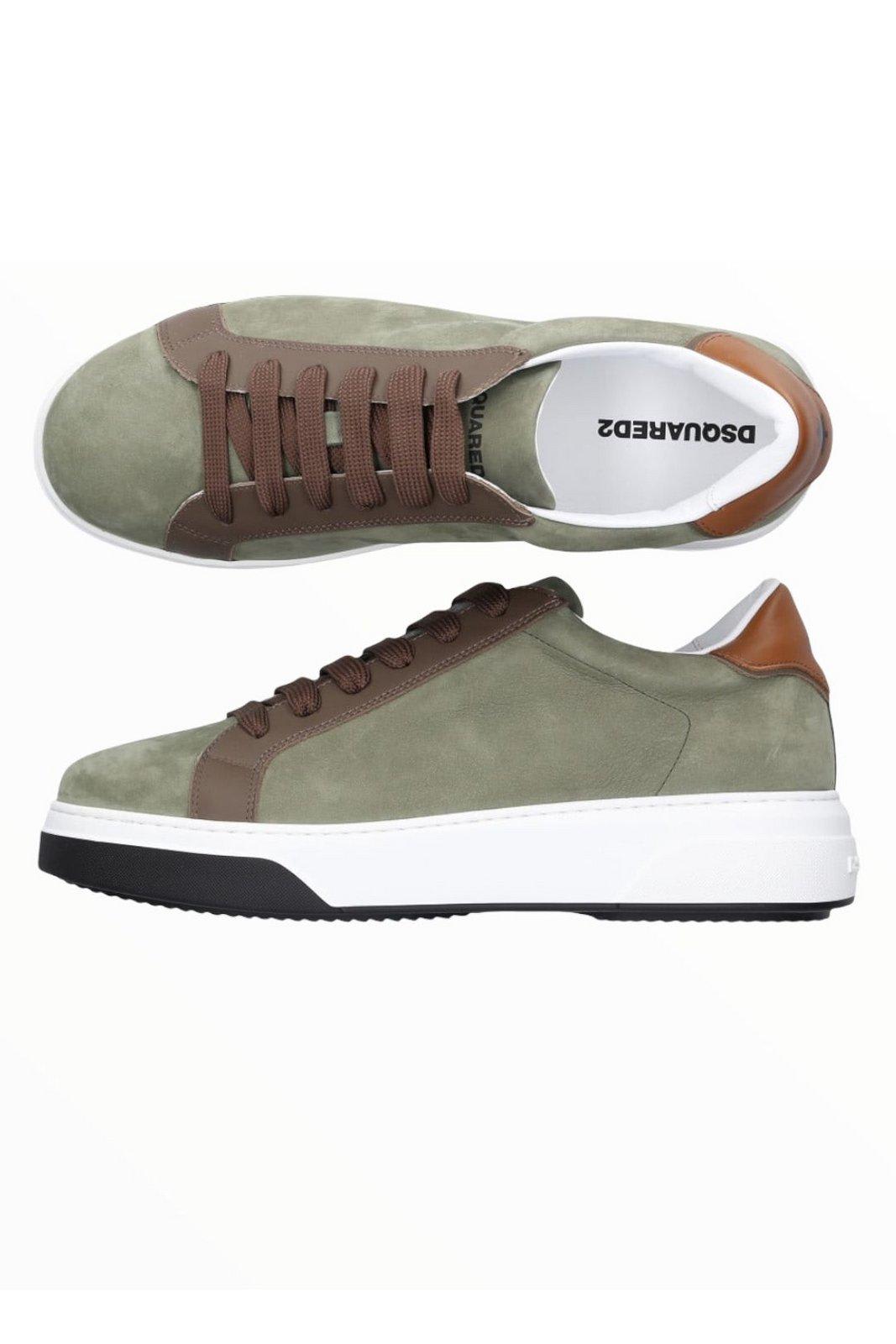 Shop Dsquared2 Panelled Low-top Sneakers