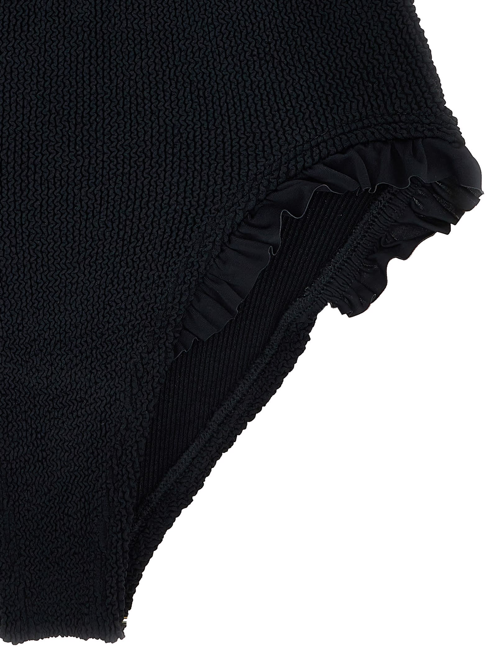 Hunza G Sadie Swim One-piece Swimsuit In Black