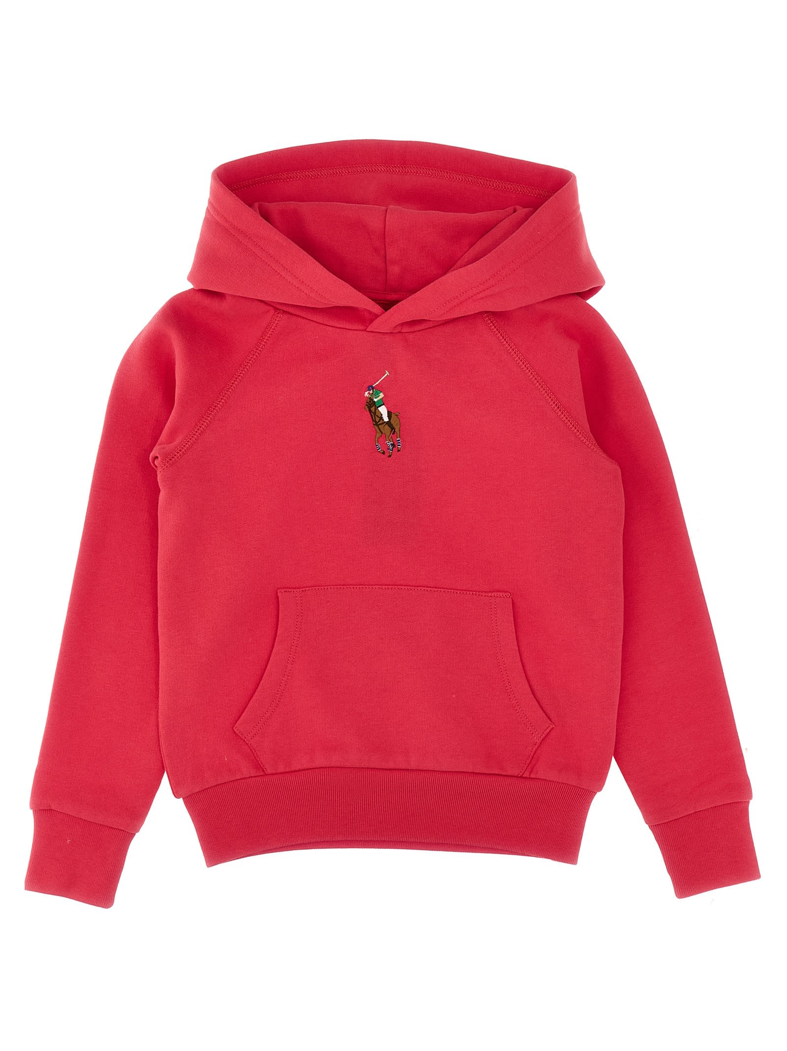 POLO RALPH LAUREN LOGO EMBROIDERED HOODIE