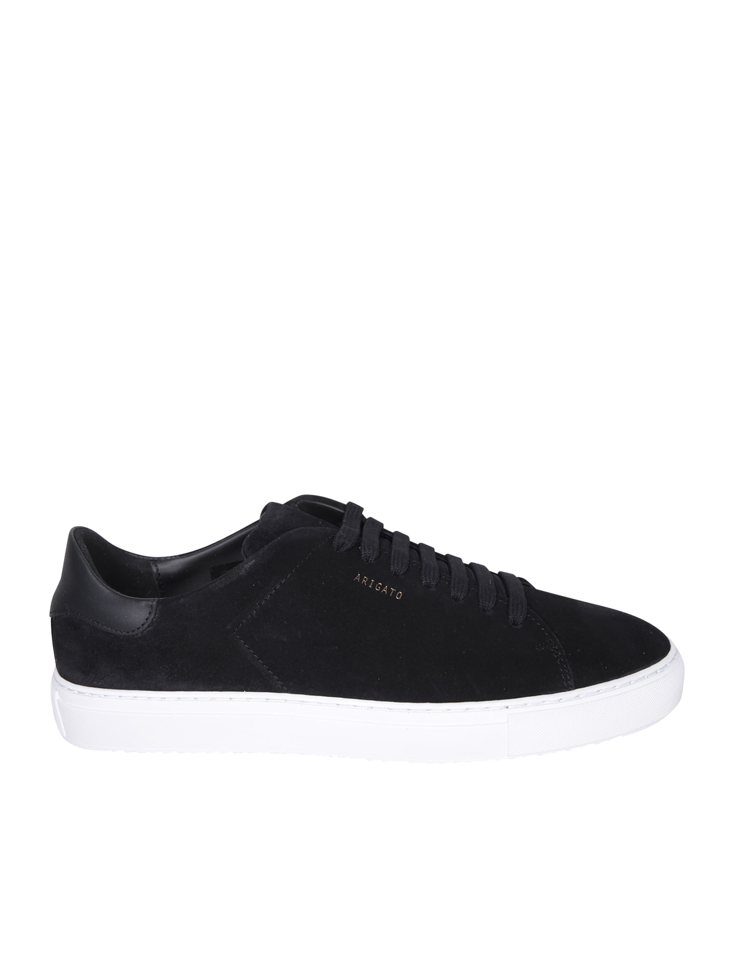 Shop Axel Arigato Clean 90 Suede Sneakers Black